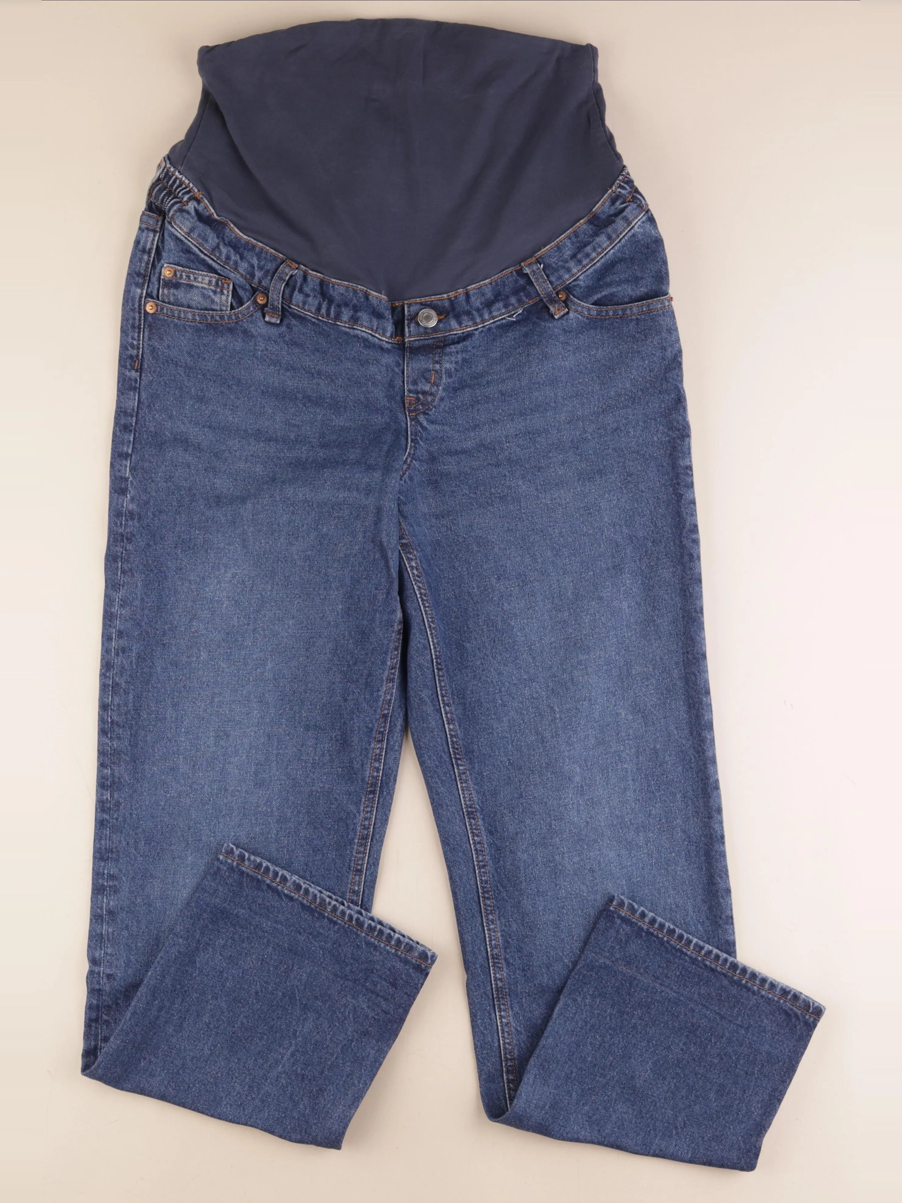 H&M - jean grossesse bleu - m