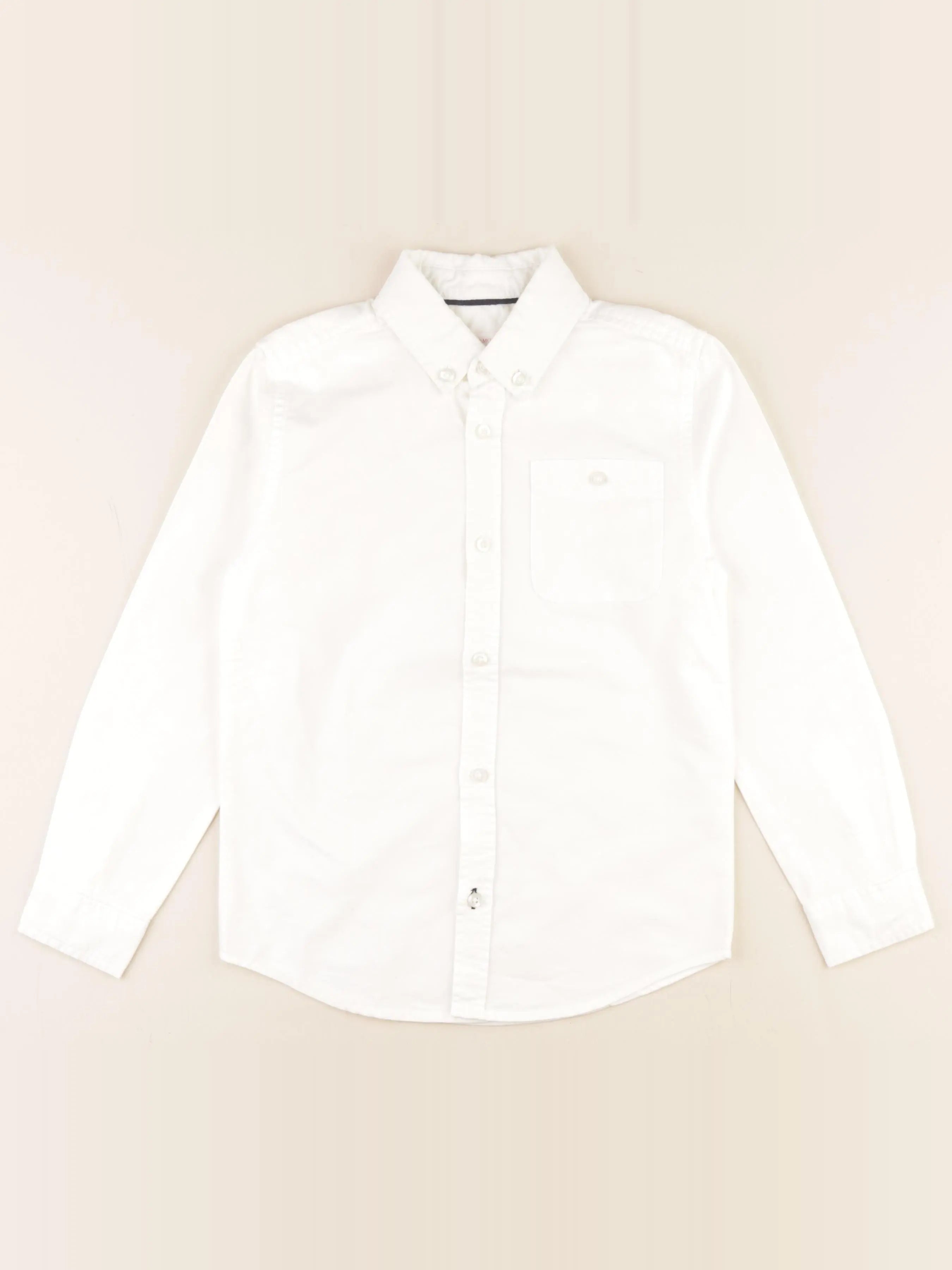 Monoprix - chemise beige - 8 ans