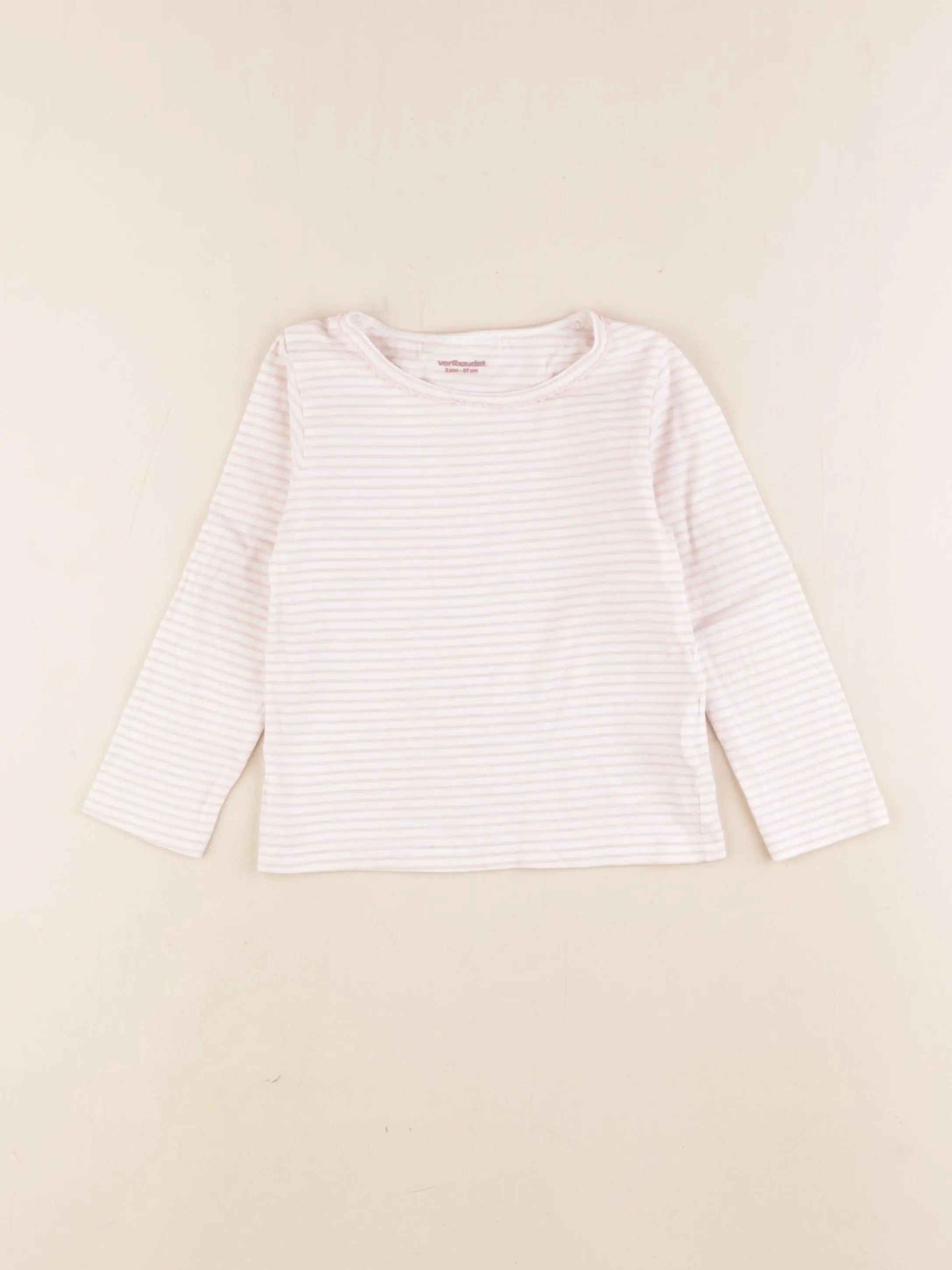 Vertbaudet - maillot de corps rose - 3 ans