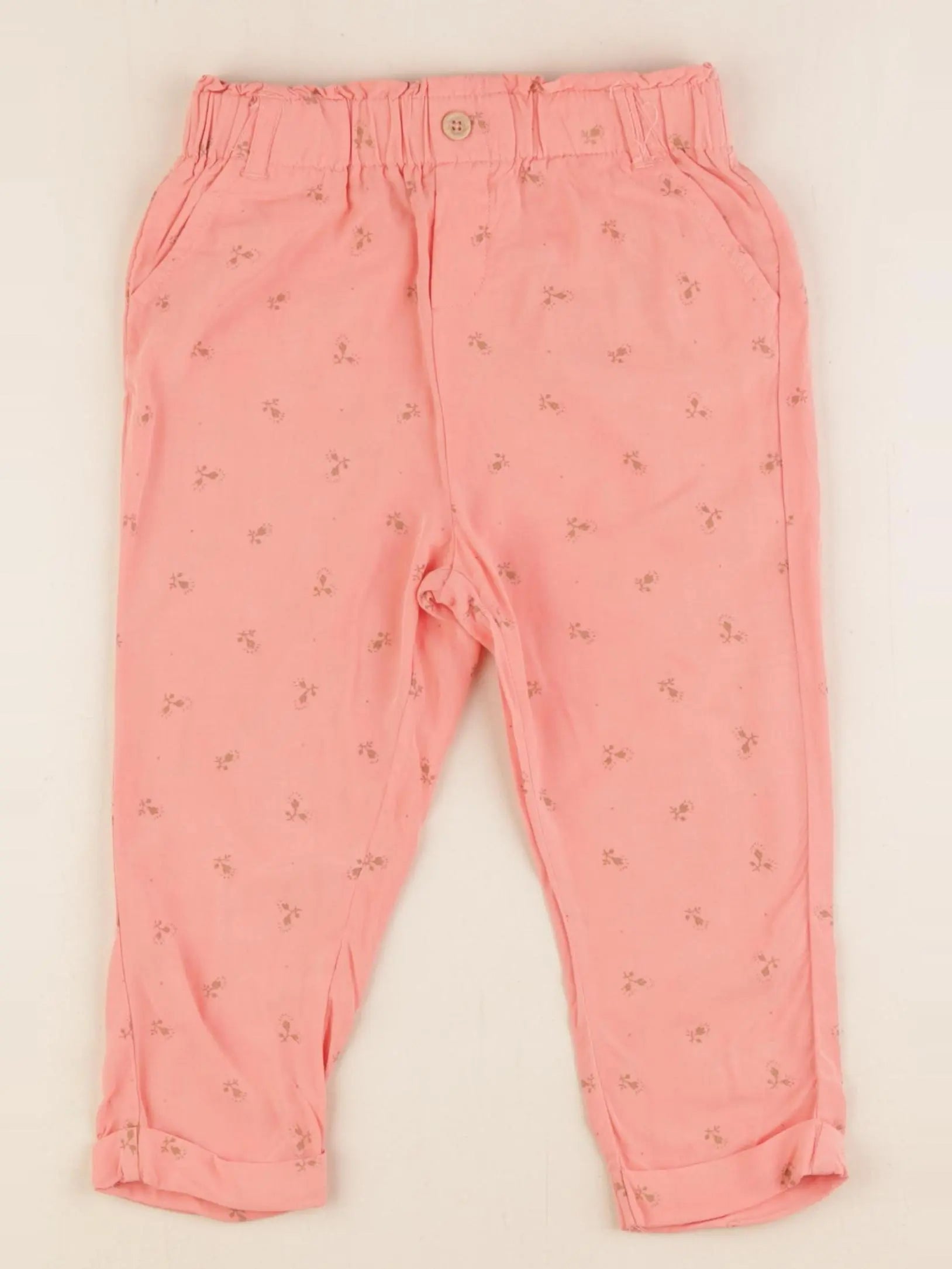 Vertbaudet - pantalon orange - 36 mois