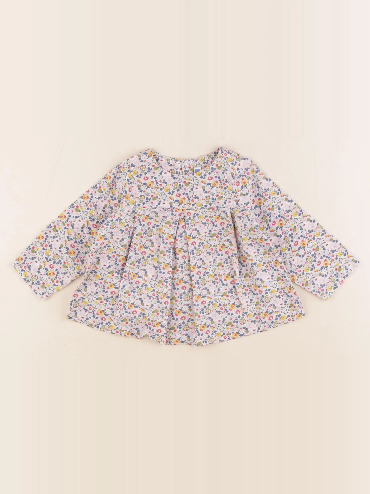 Jacadi - blouse liberty multicolore - 12 mois