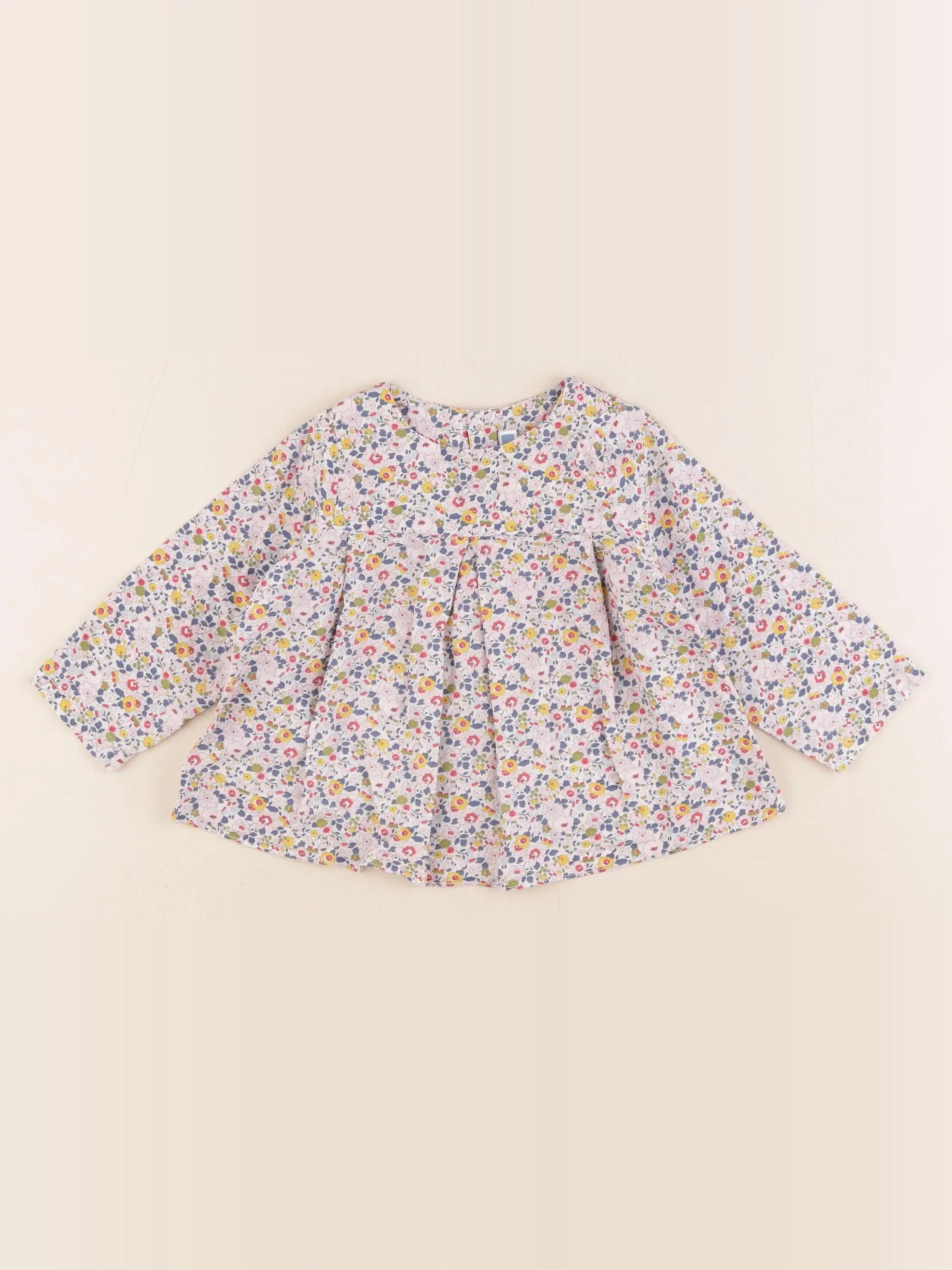 Jacadi - blouse liberty multicolore - 12 mois