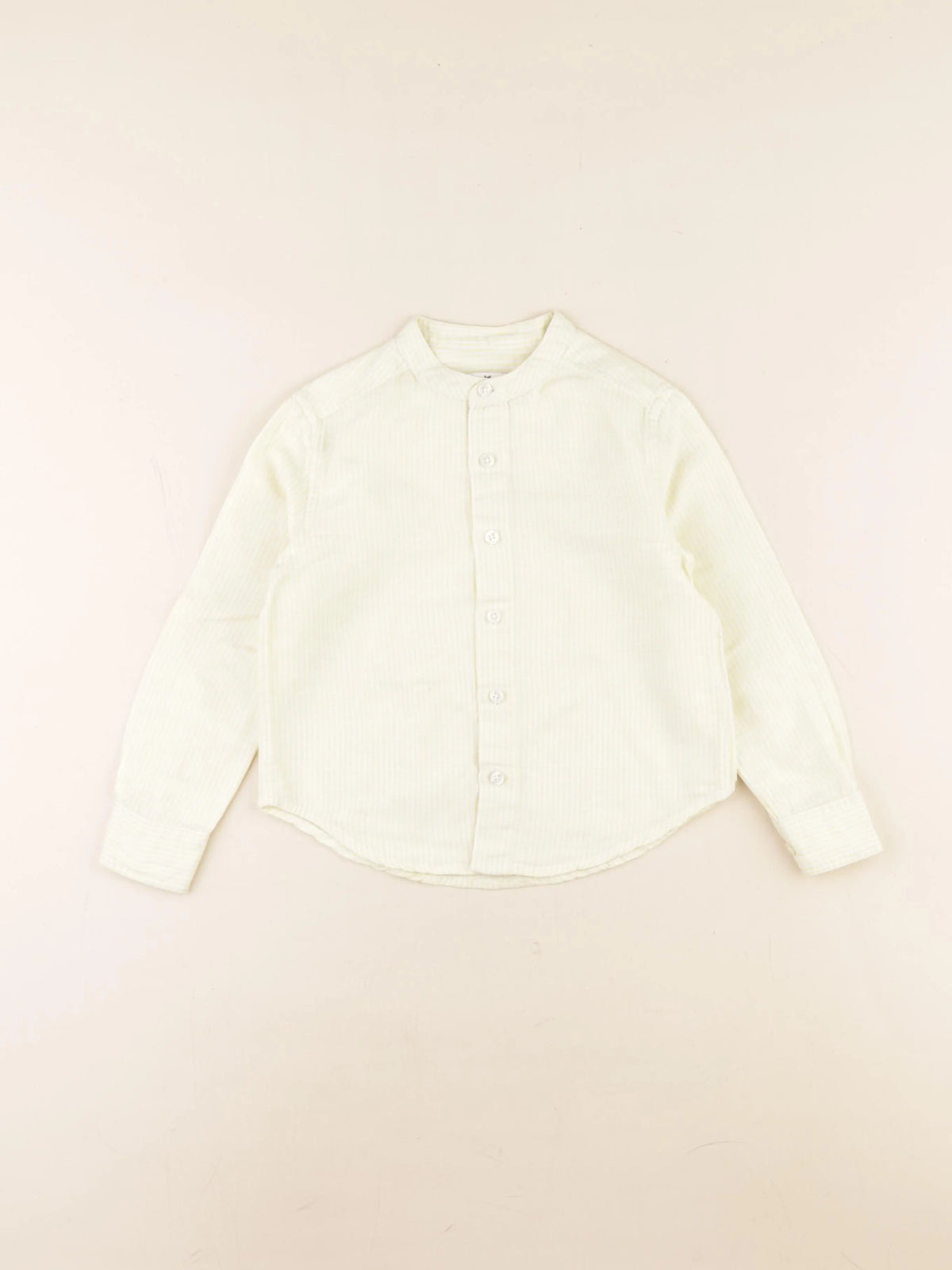 Cyrillus - chemise blanc, jaune - 4 ans