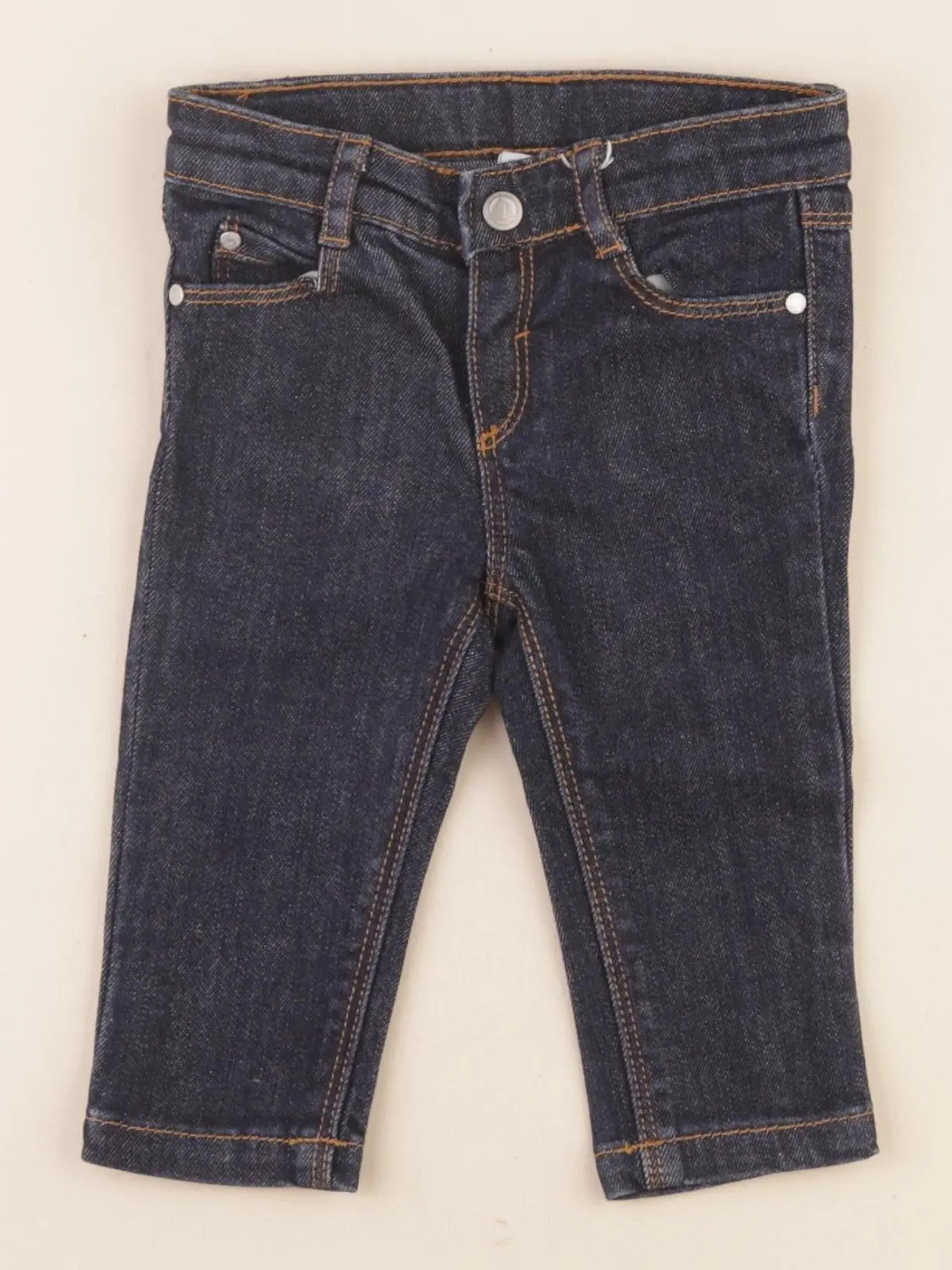Petit Bateau - jean bleu - 6 mois