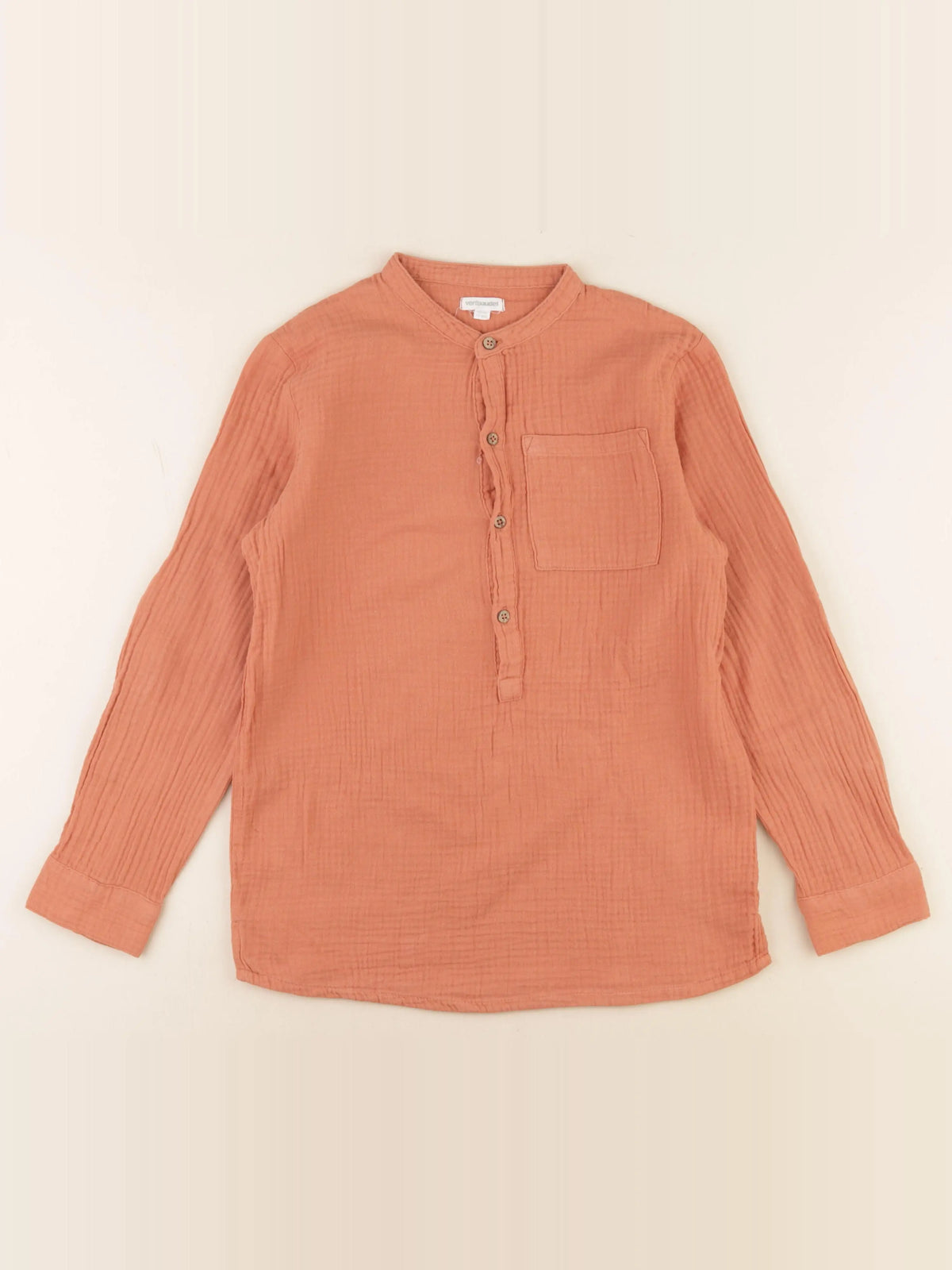 Vertbaudet - chemise orange - 12 ans