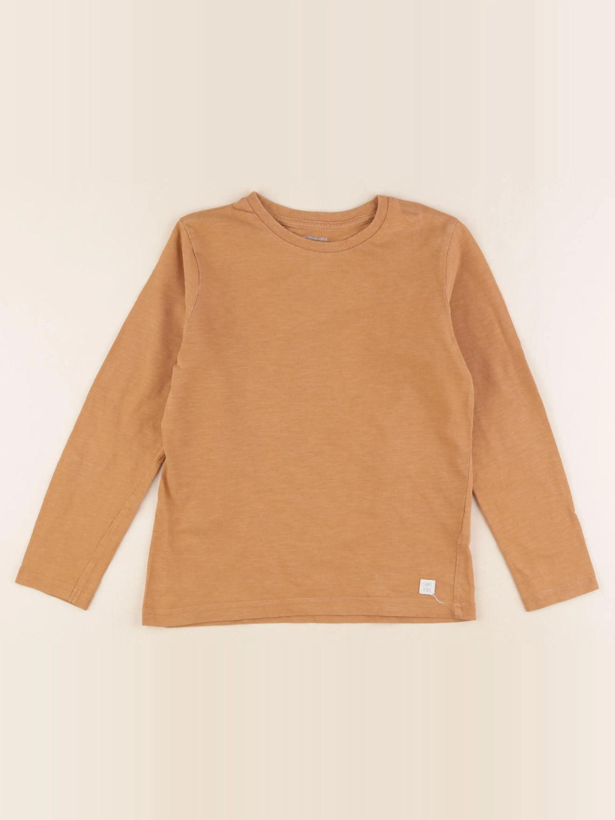 Vertbaudet - tee-shirt marron - 8 ans