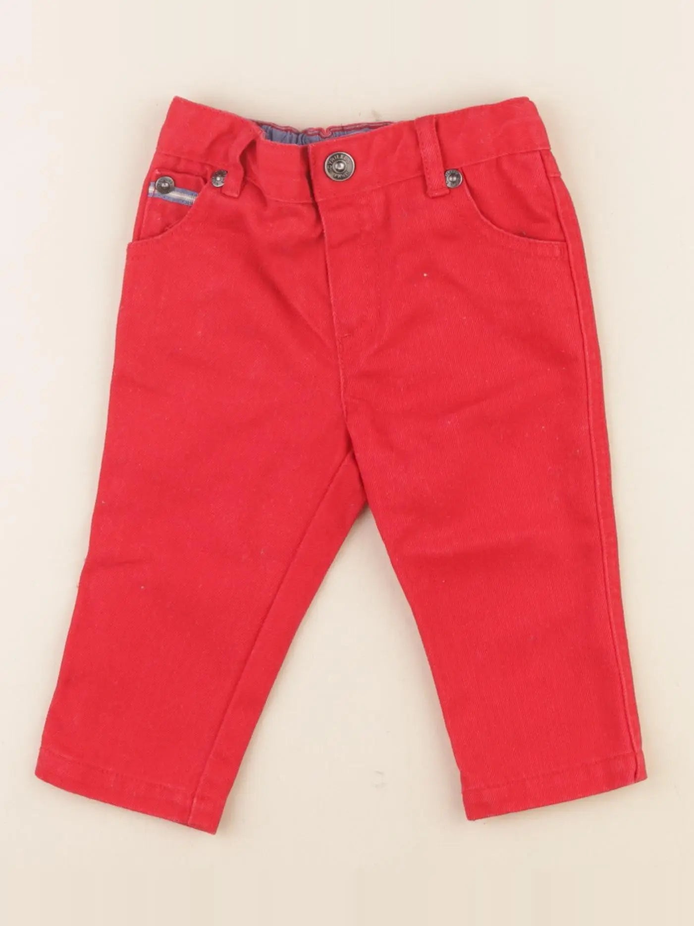Cyrillus - jean rouge - 6 mois