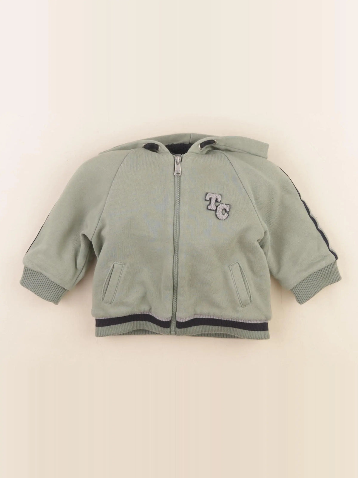 Tartine & Chocolat - sweat vert - 9 mois