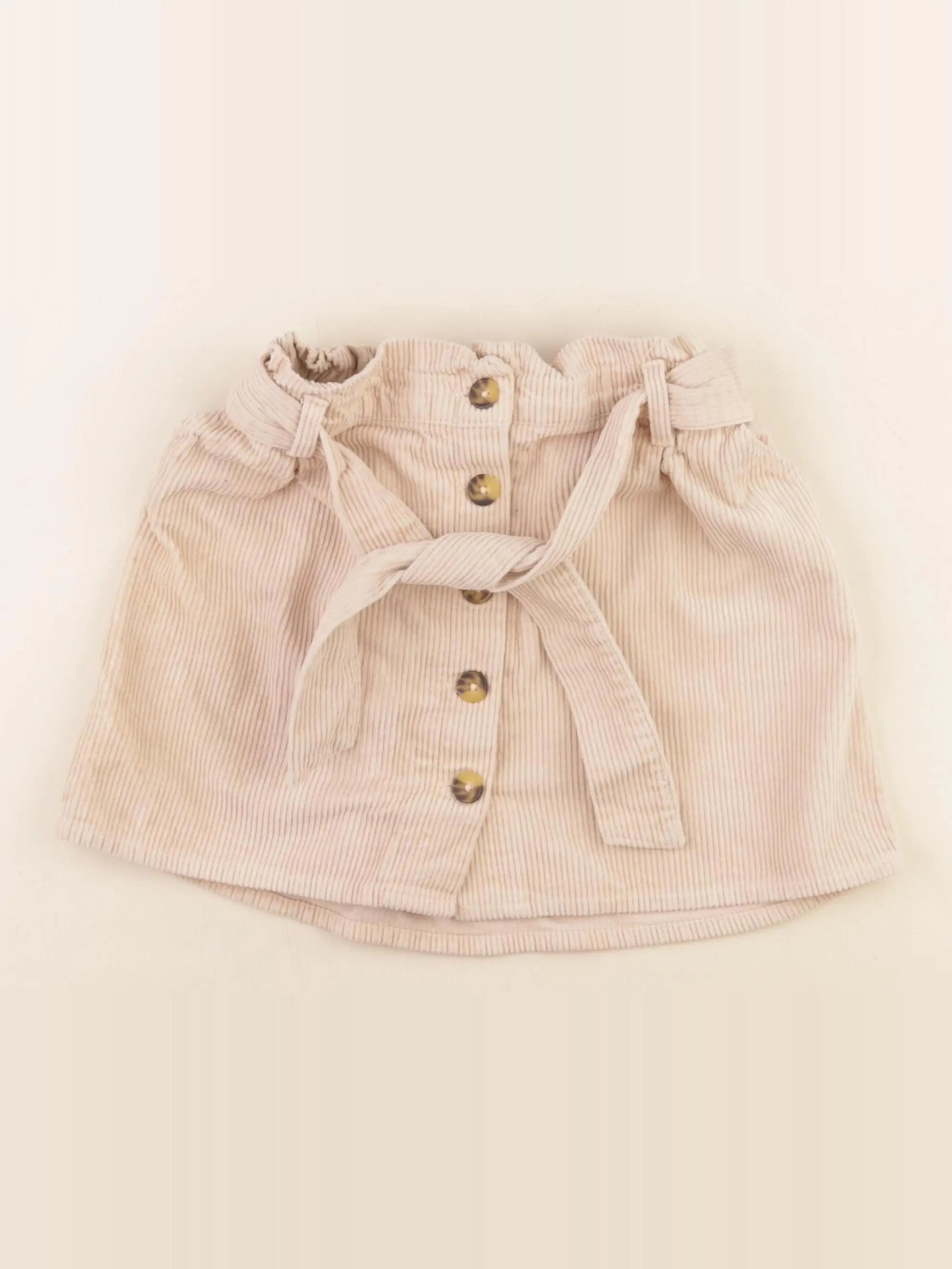 Vertbaudet - jupe beige - 9 ans