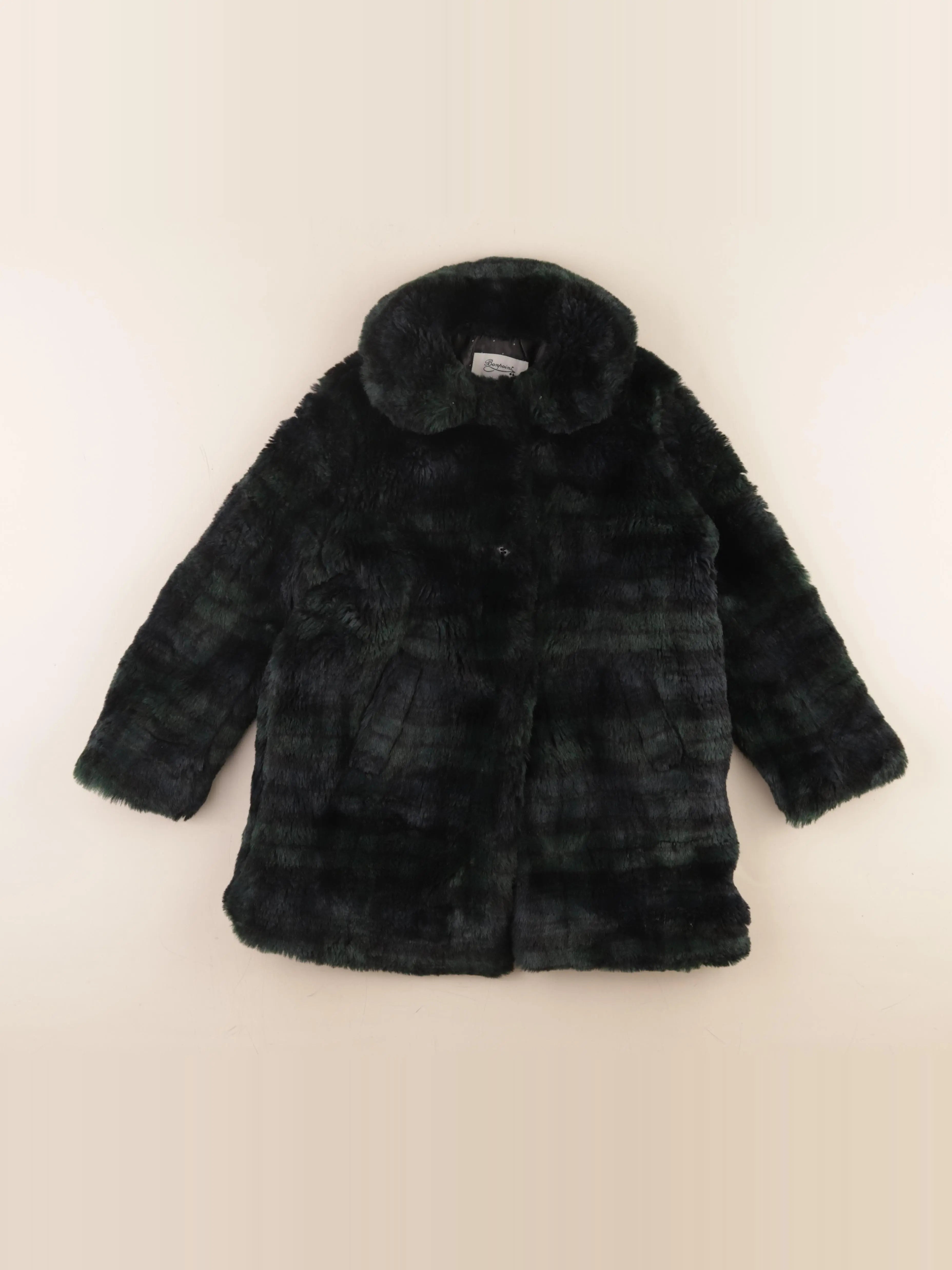Bonpoint - manteau vert - 8 ans