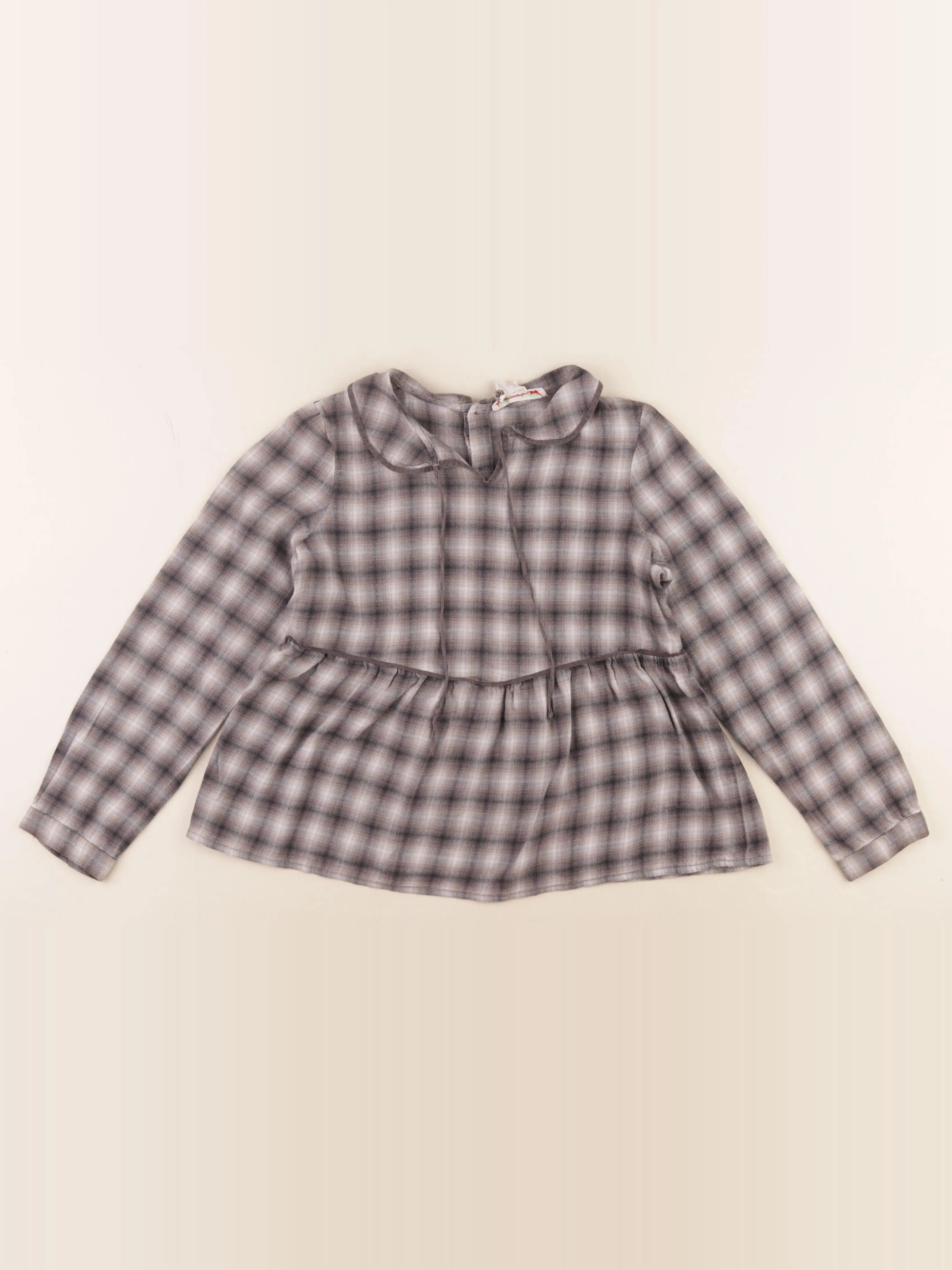Bonpoint - blouse gris - 10 ans