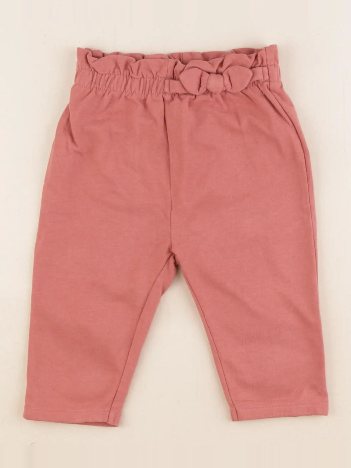 Vertbaudet - pantalon rose - 12 mois