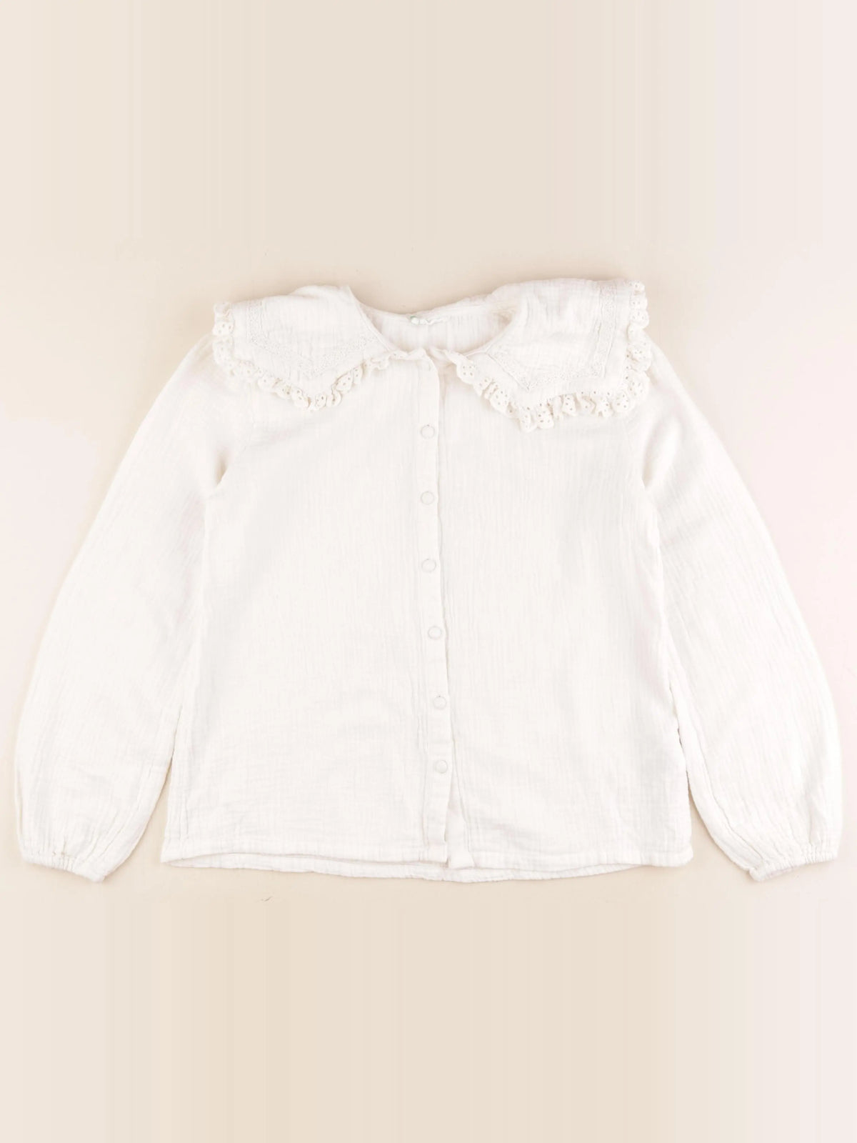 Vertbaudet - blouse beige - 4 ans
