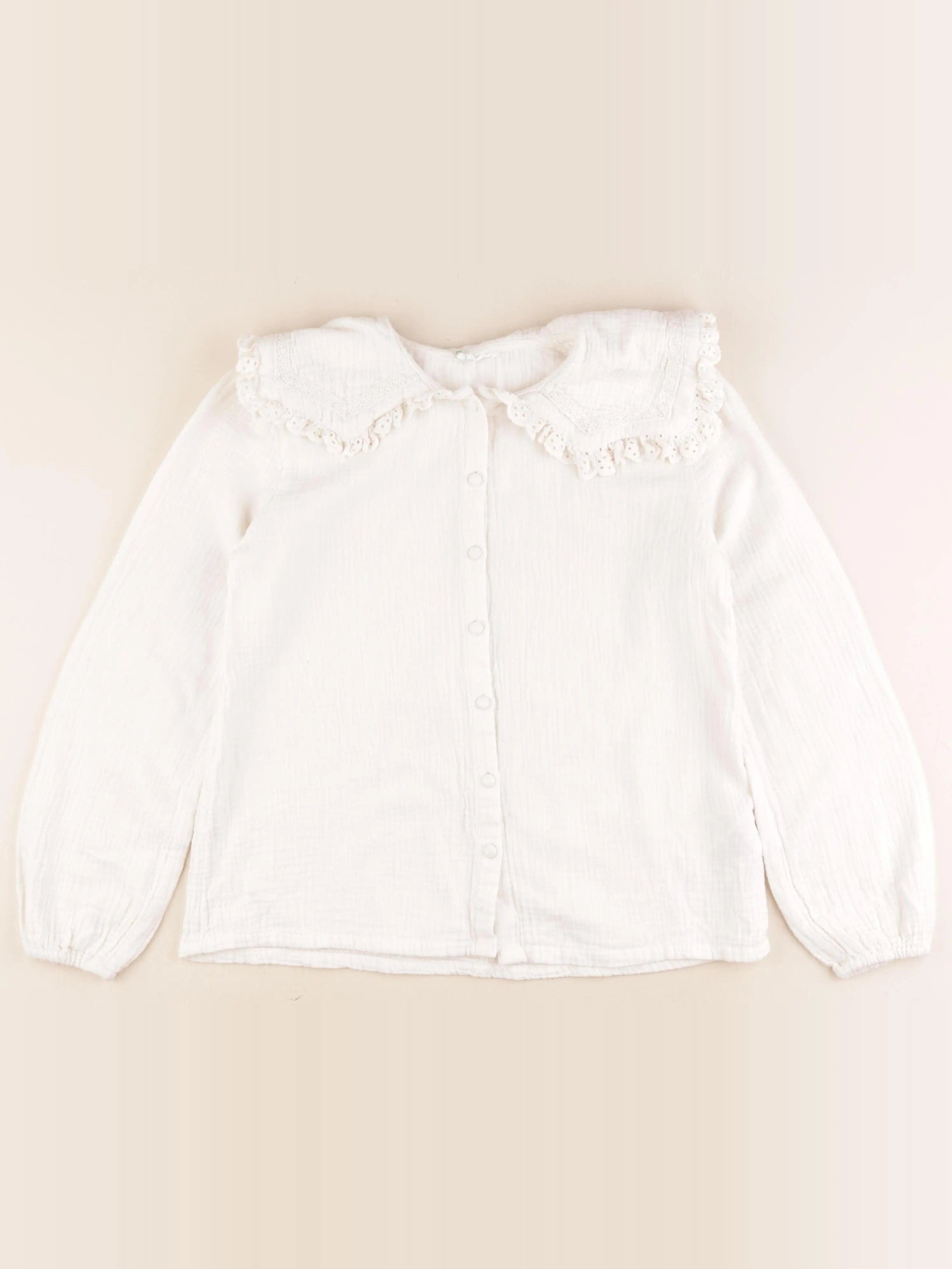 Vertbaudet - blouse beige - 4 ans