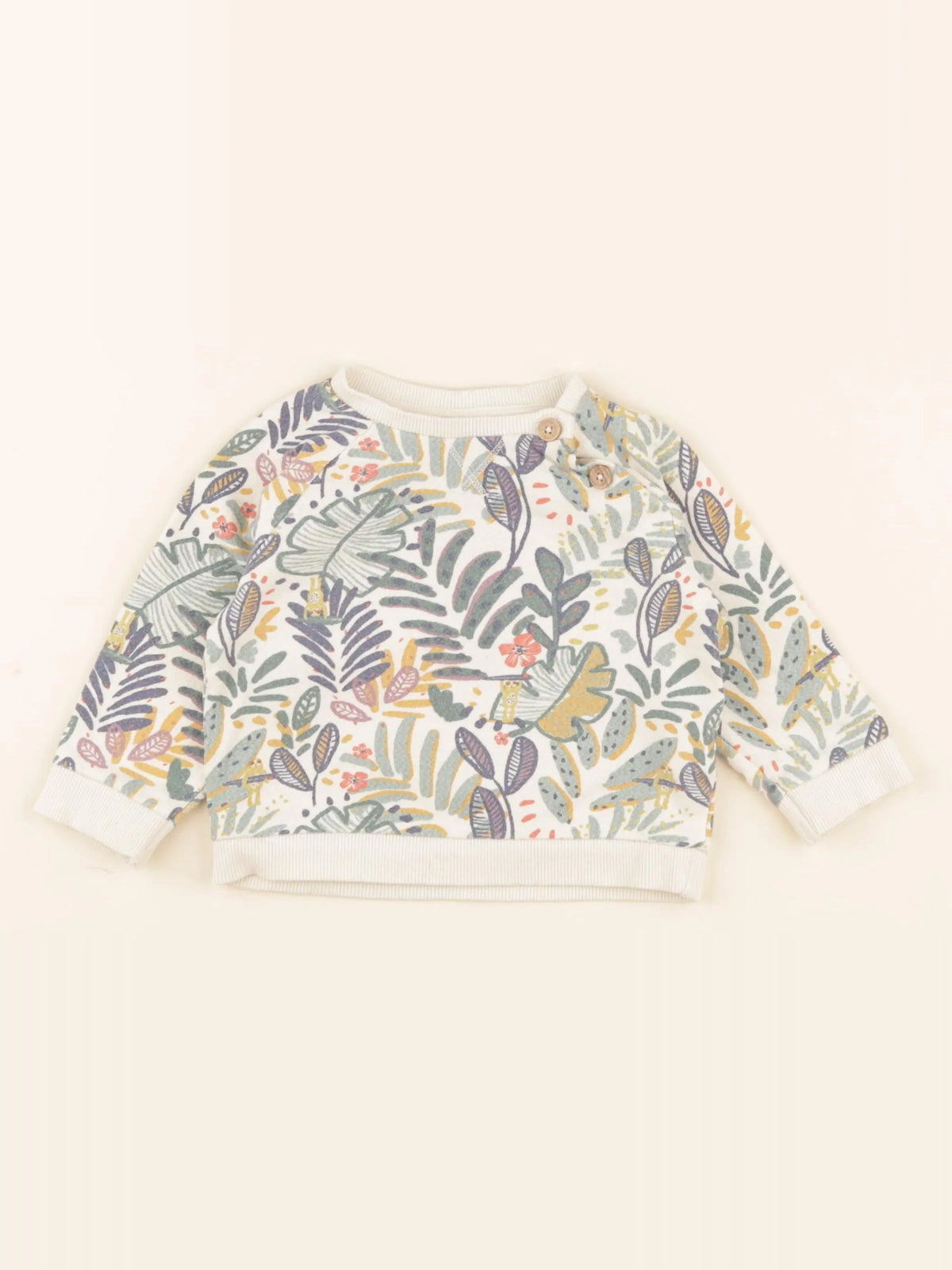 Tape à l'oeil - sweat multicolore - 12 mois