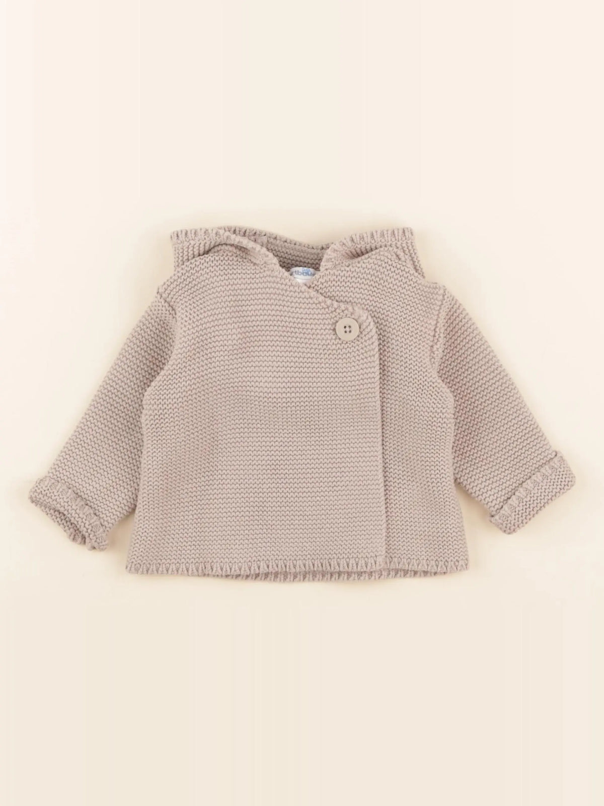 Vertbaudet - gilet marron - 6 mois