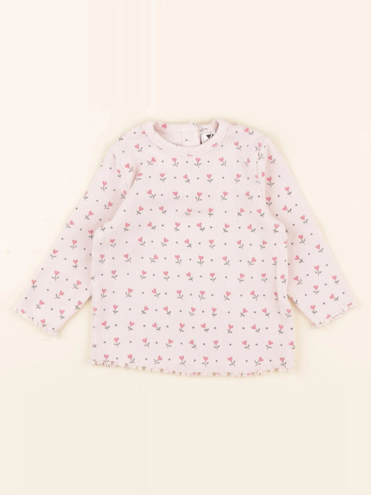 Tape à l'oeil - tee-shirt rose - 12 mois