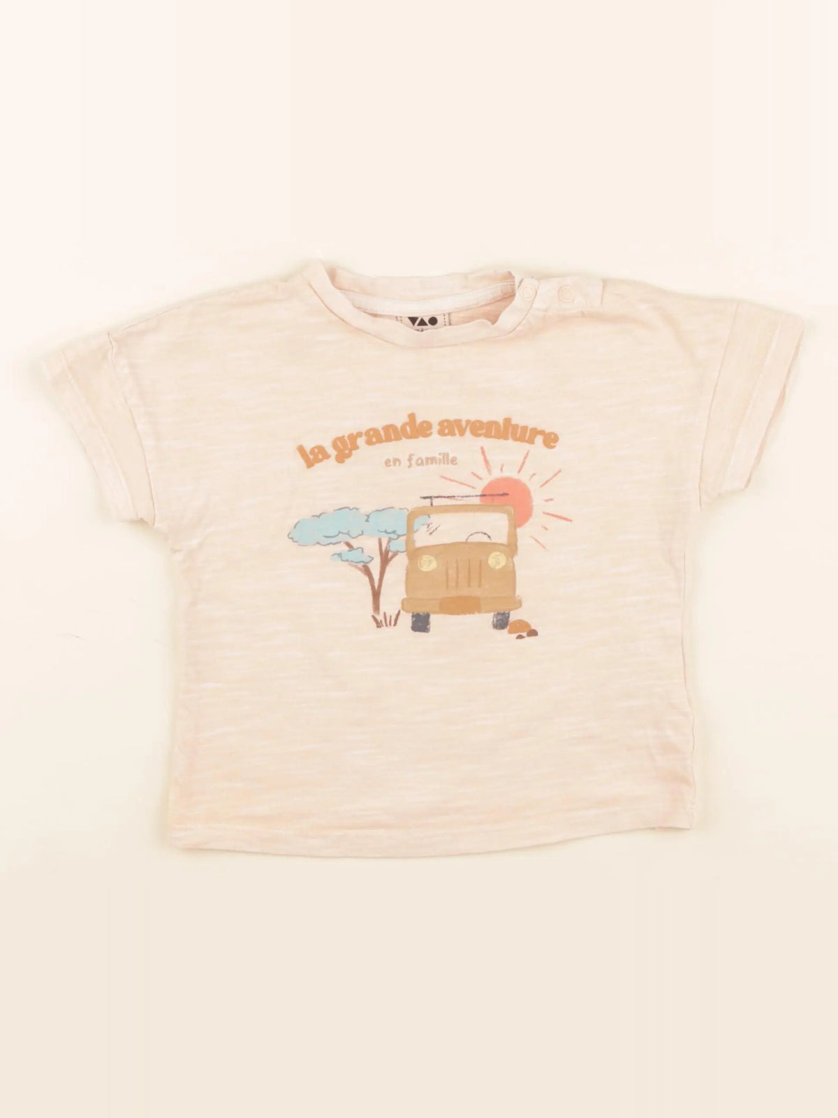 Tape à l'oeil - tee-shirt orange - 24 mois