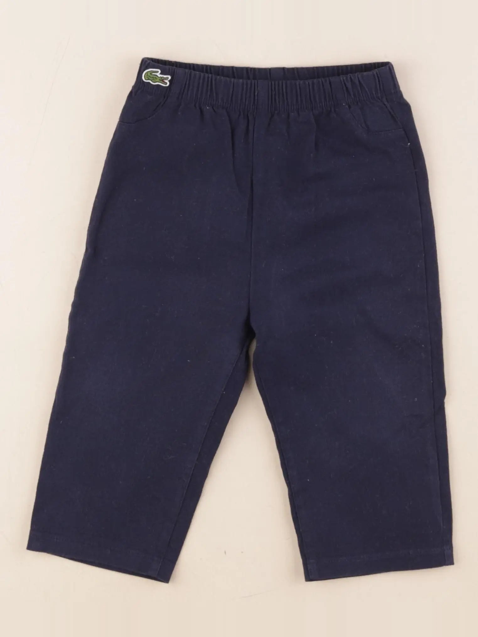 Lacoste - pantalon bleu - 12 mois