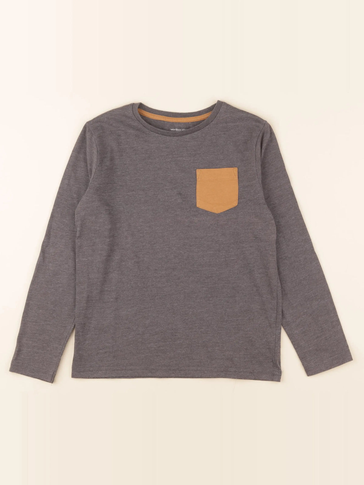 Vertbaudet - tee-shirt gris - 10 ans
