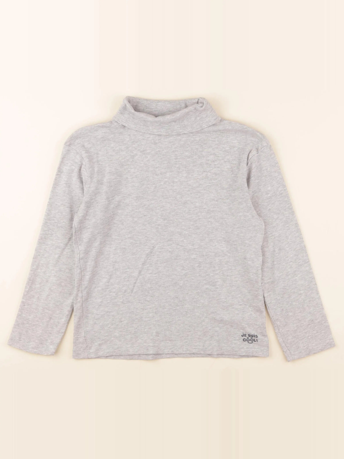 Vertbaudet - sous-pull gris - 10 ans