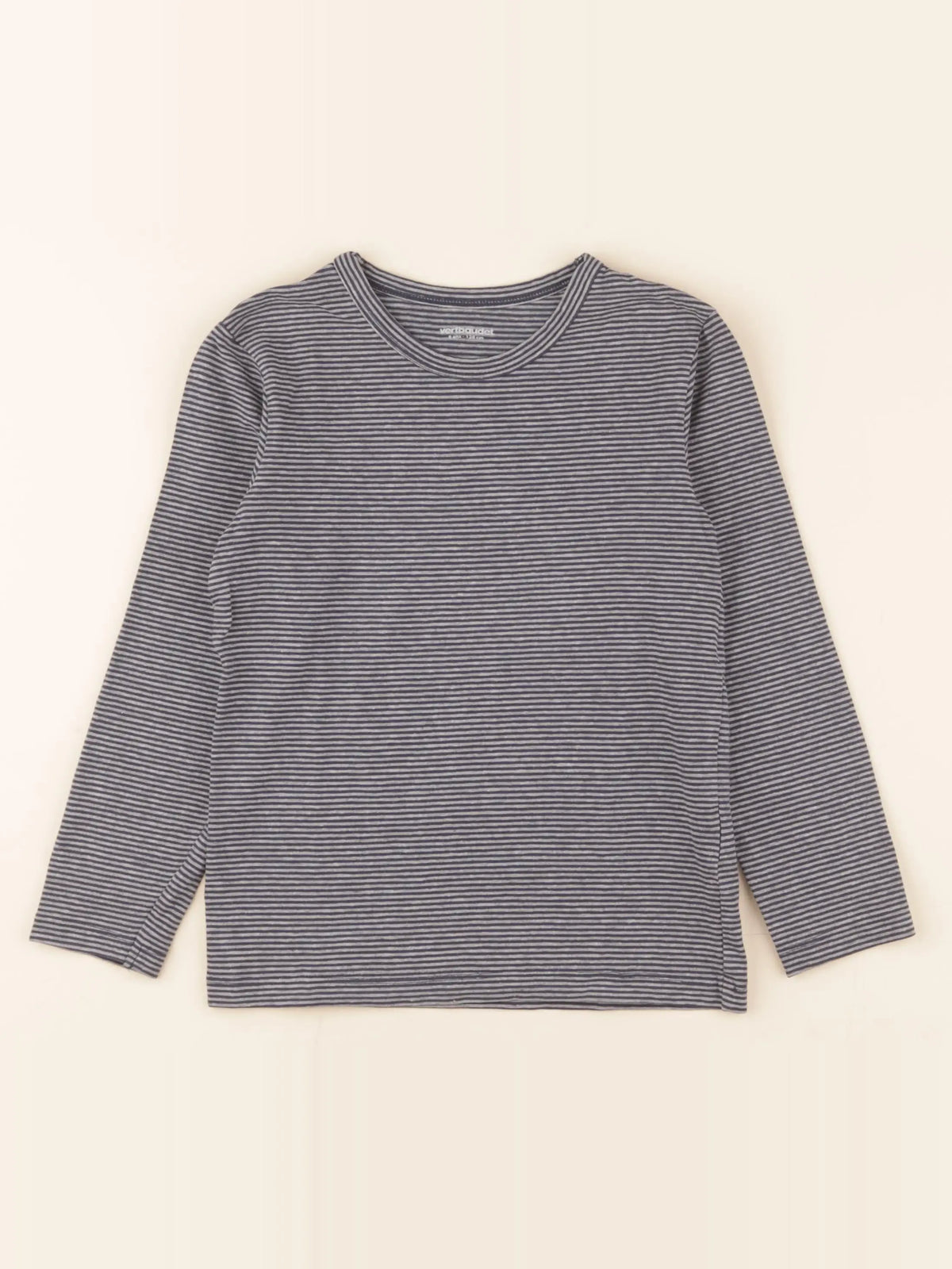 Vertbaudet - maillot de corps bleu, gris - 8 ans