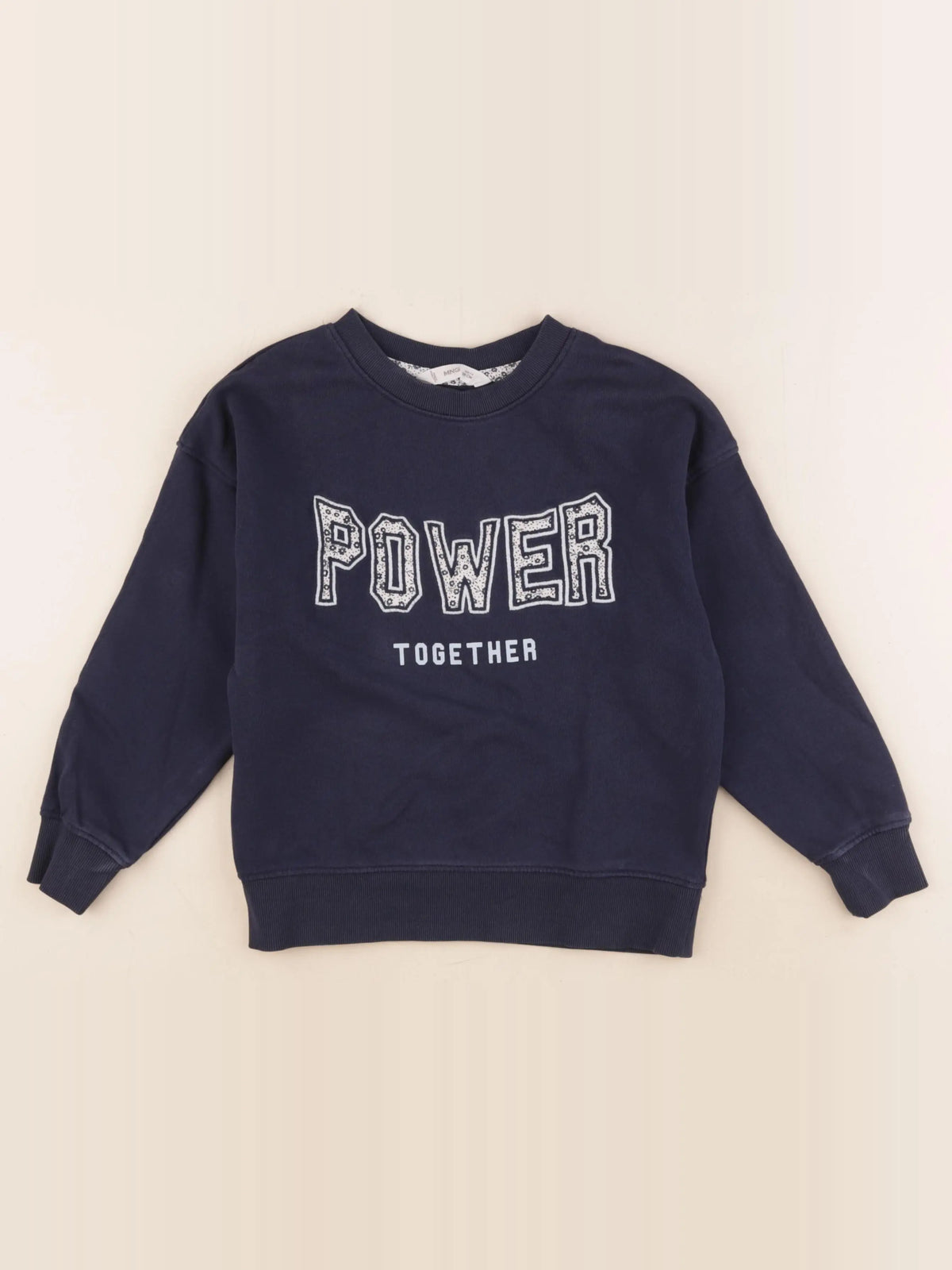 Mango - sweat bleu - 7/8 ans