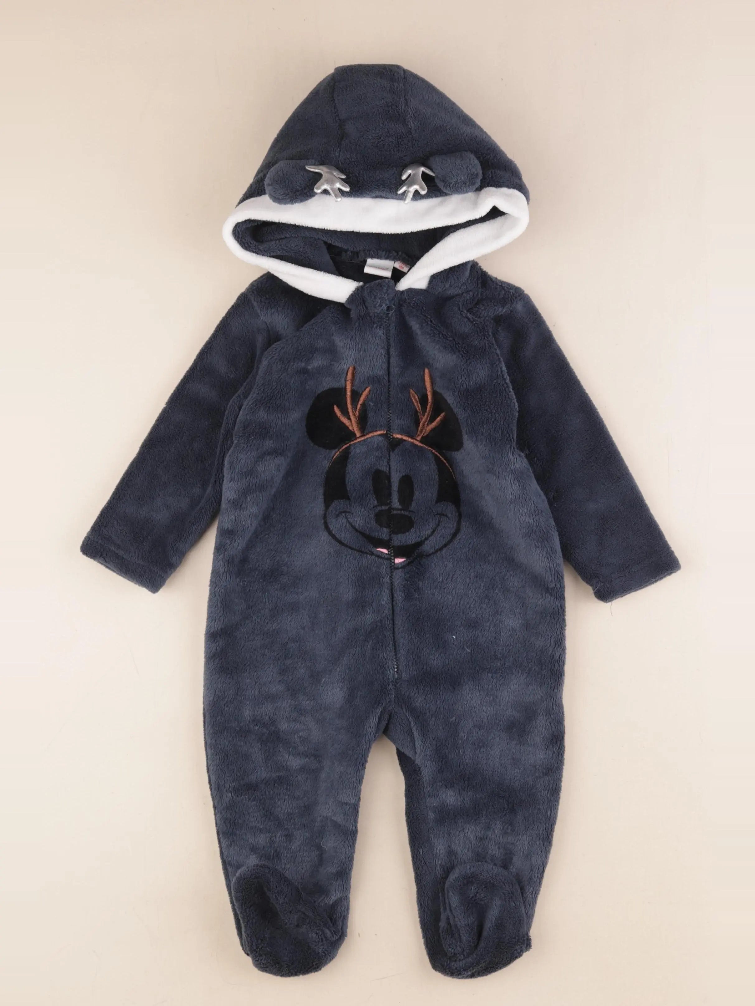 Vertbaudet - sur-pyjama bleu - 12 mois