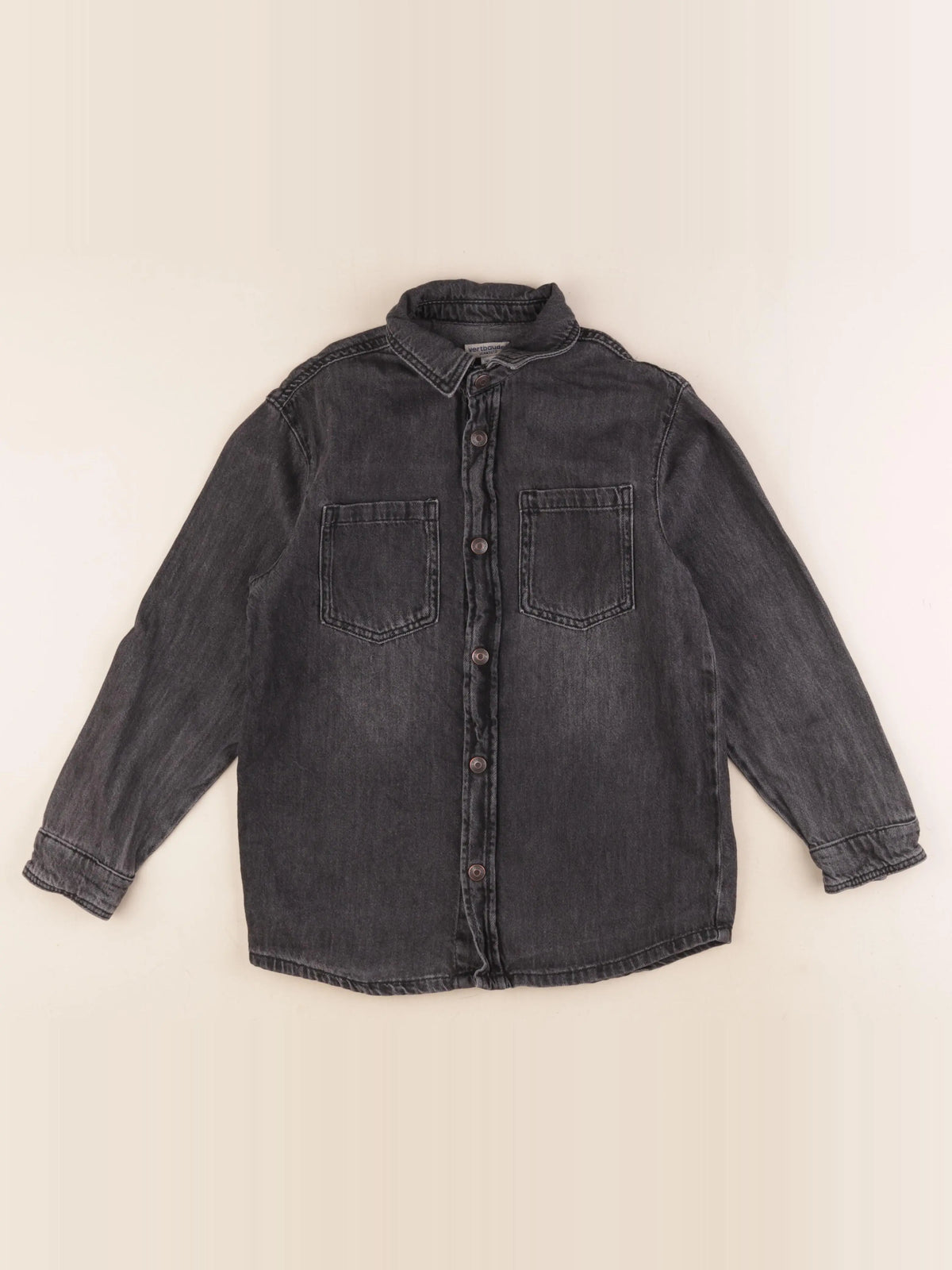 Vertbaudet - chemise noir - 10 ans