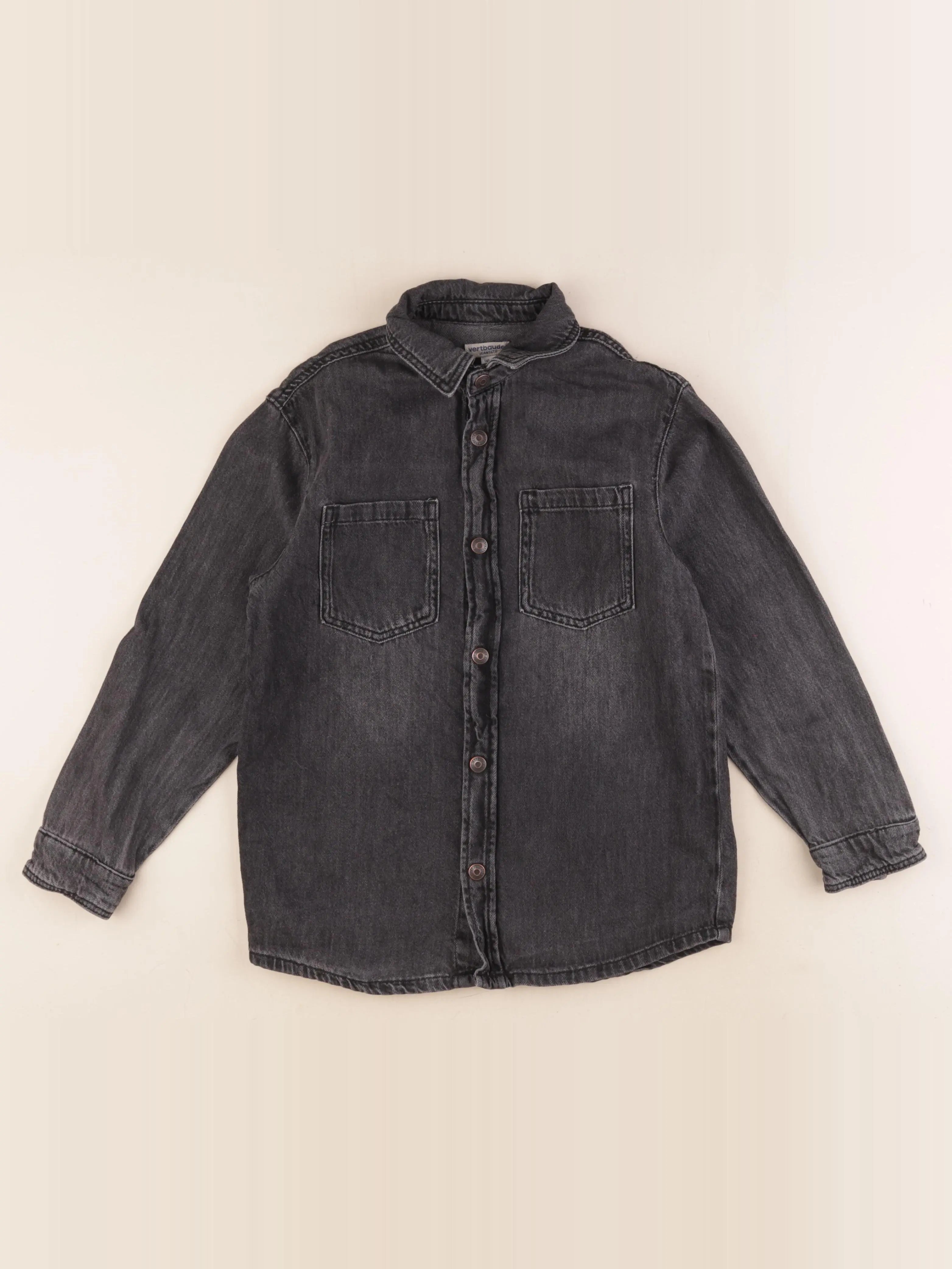 Vertbaudet - chemise noir - 10 ans