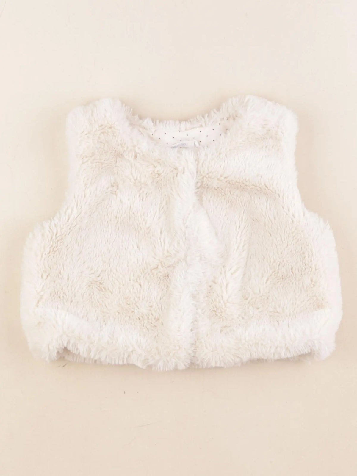 Boutchou - gilet blanc - 24 mois
