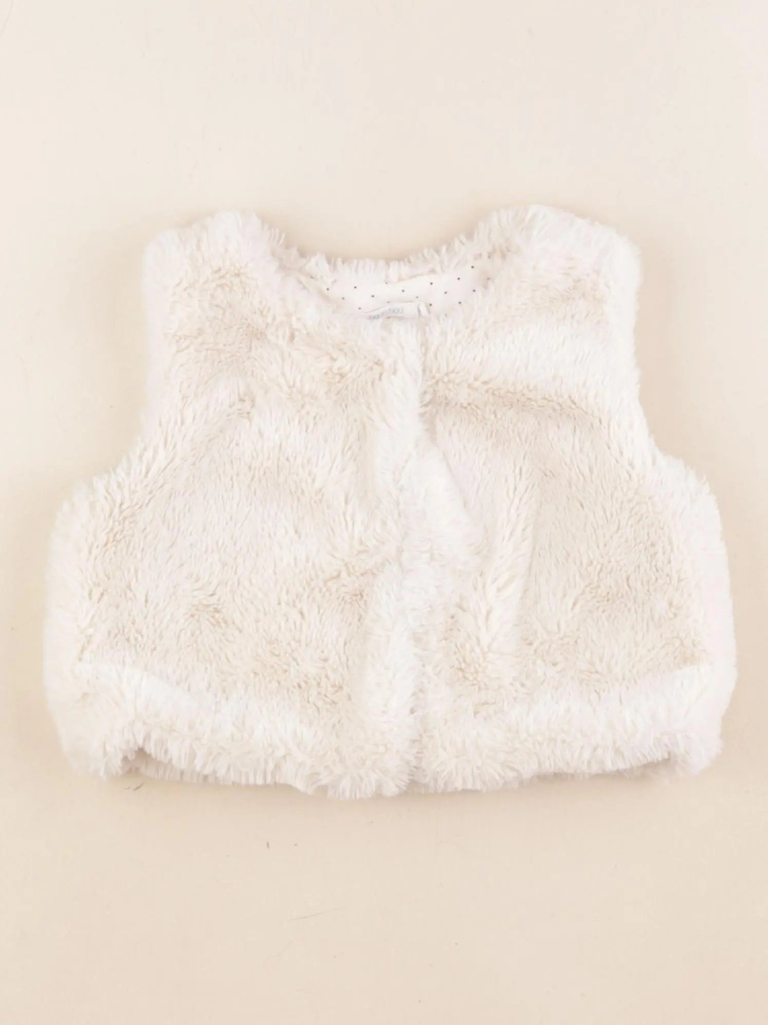 Boutchou - gilet blanc - 24 mois