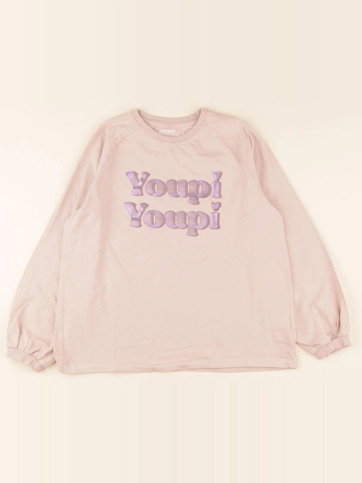 Vertbaudet - tee-shirt rose - 12 ans