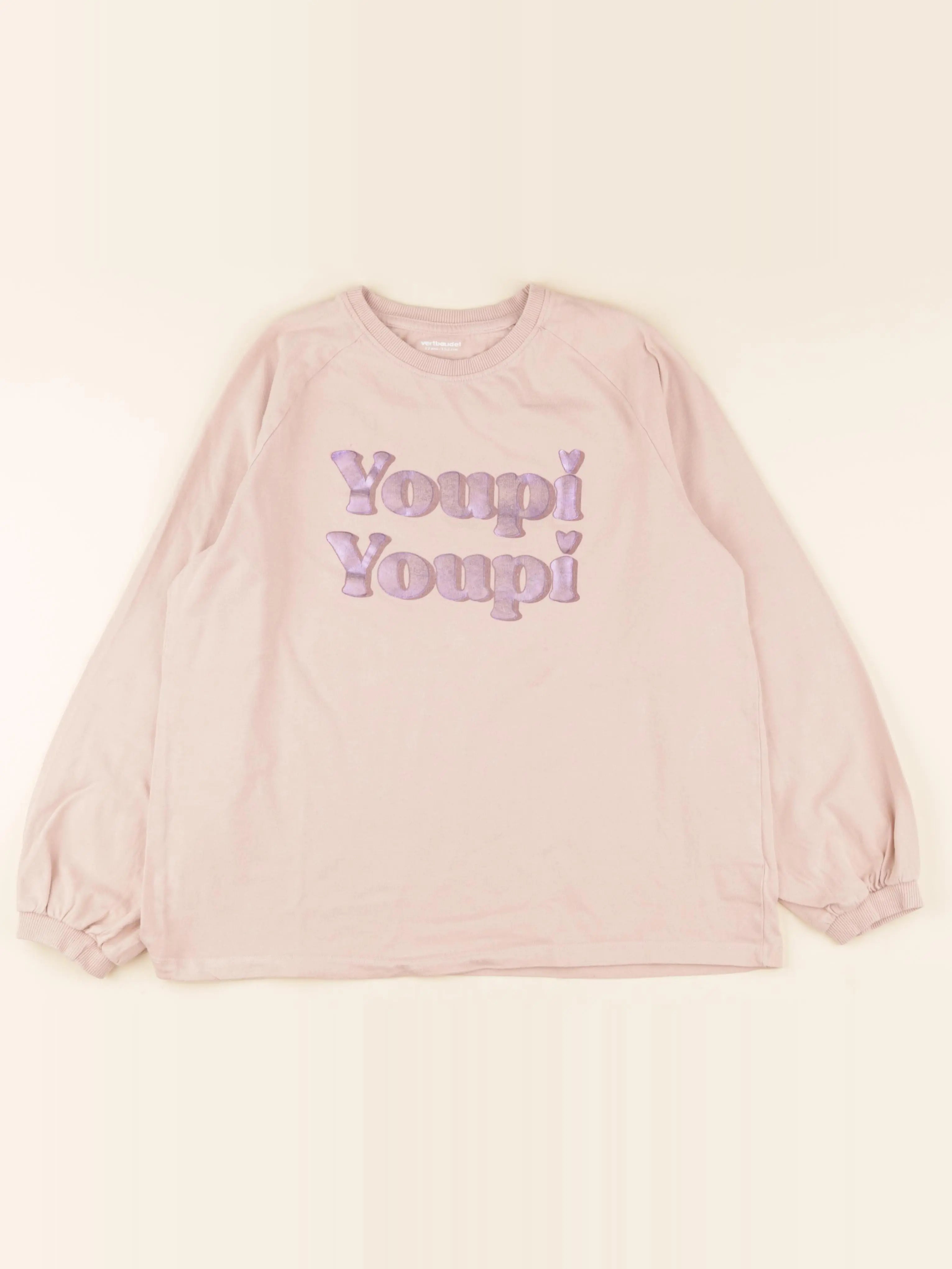 Vertbaudet - tee-shirt rose - 12 ans