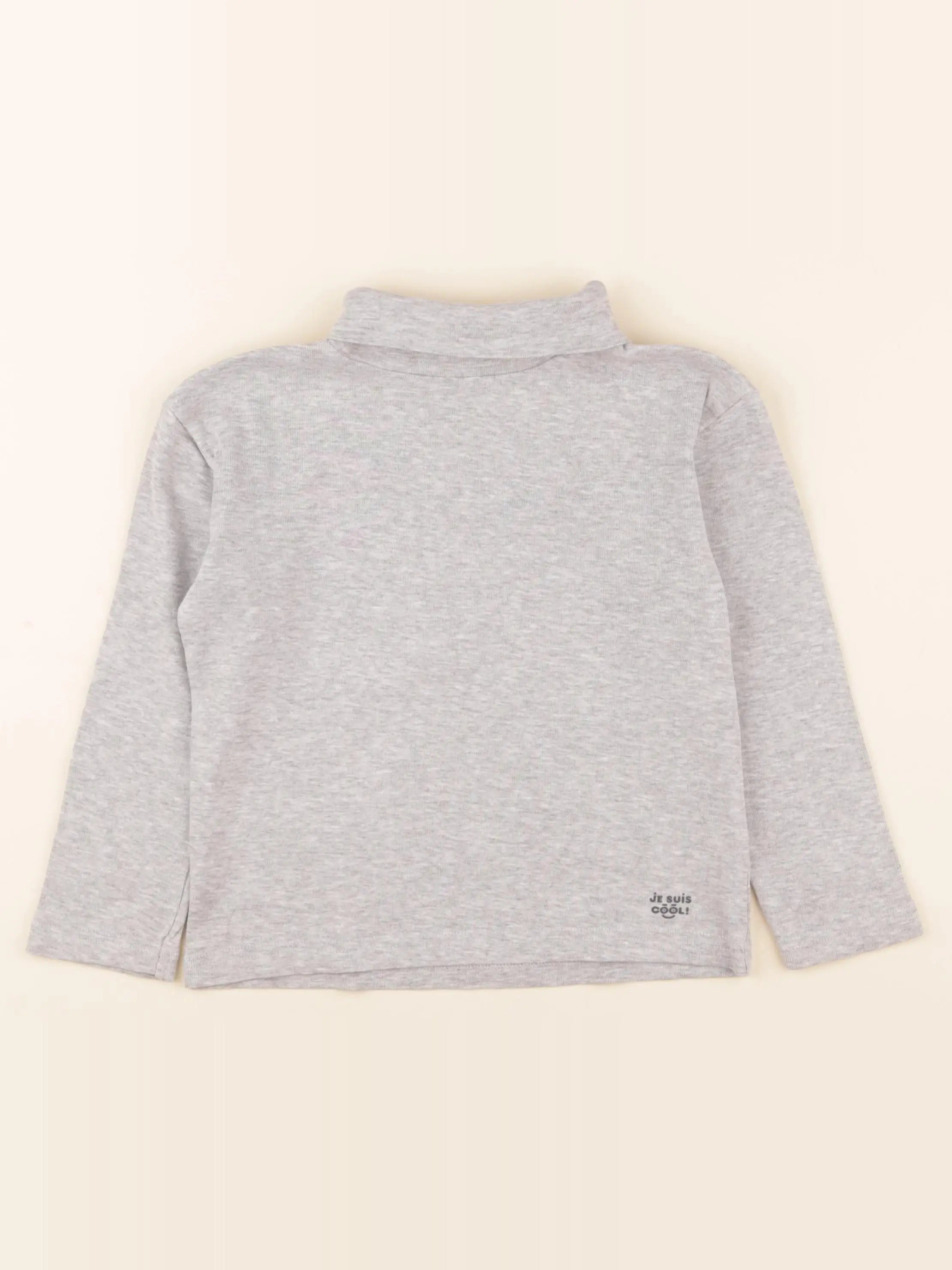 Vertbaudet - sous-pull gris - 4 ans
