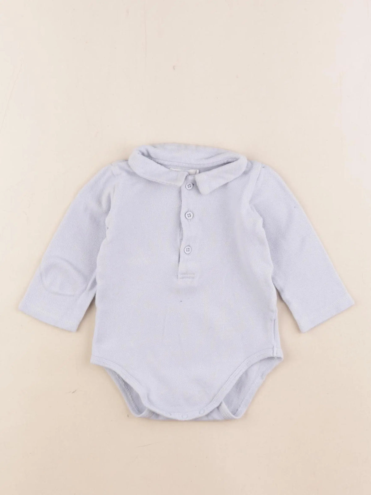 Boutchou - body à col bleu - 9 mois