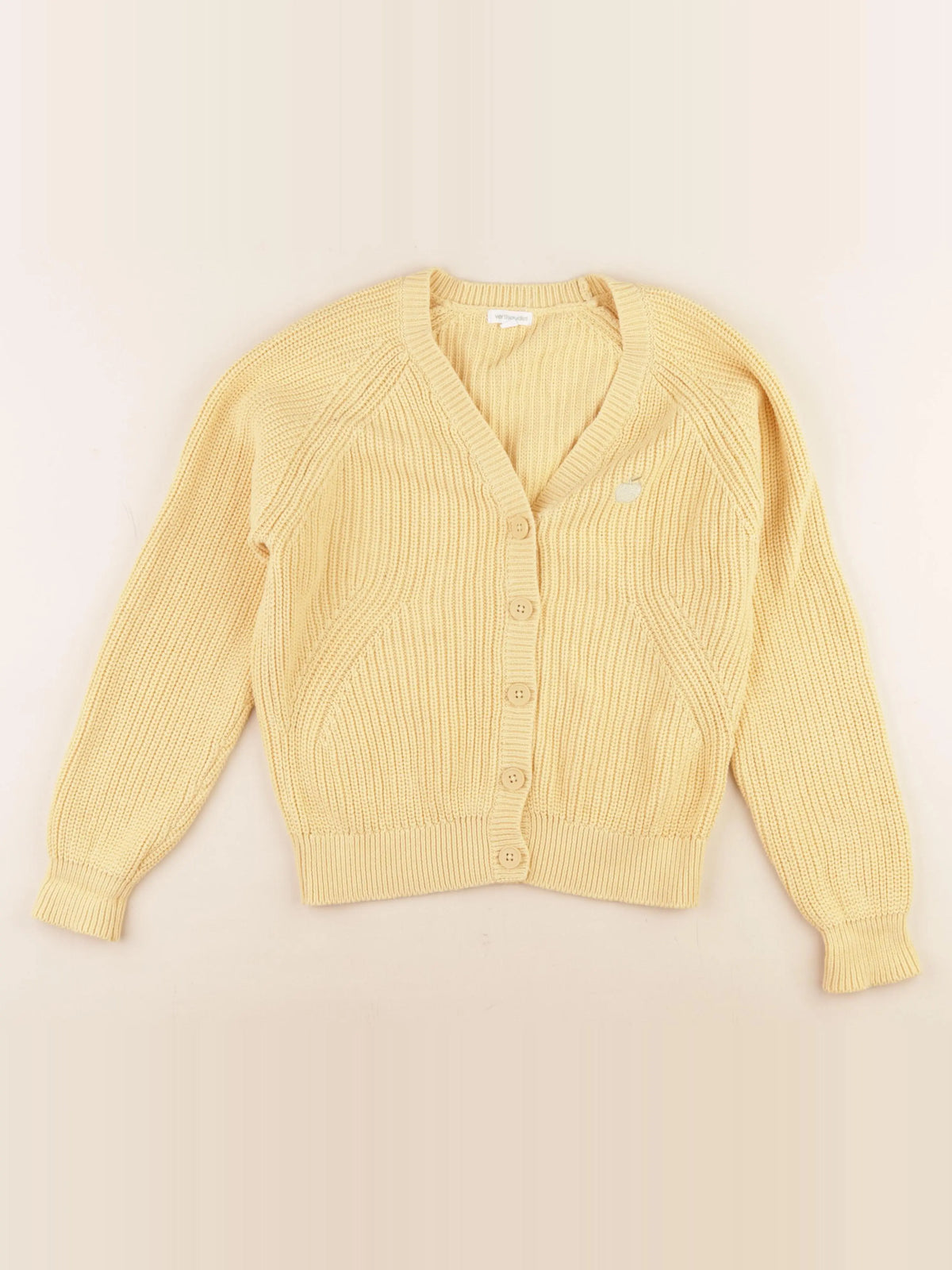 Vertbaudet - gilet jaune - 10 ans
