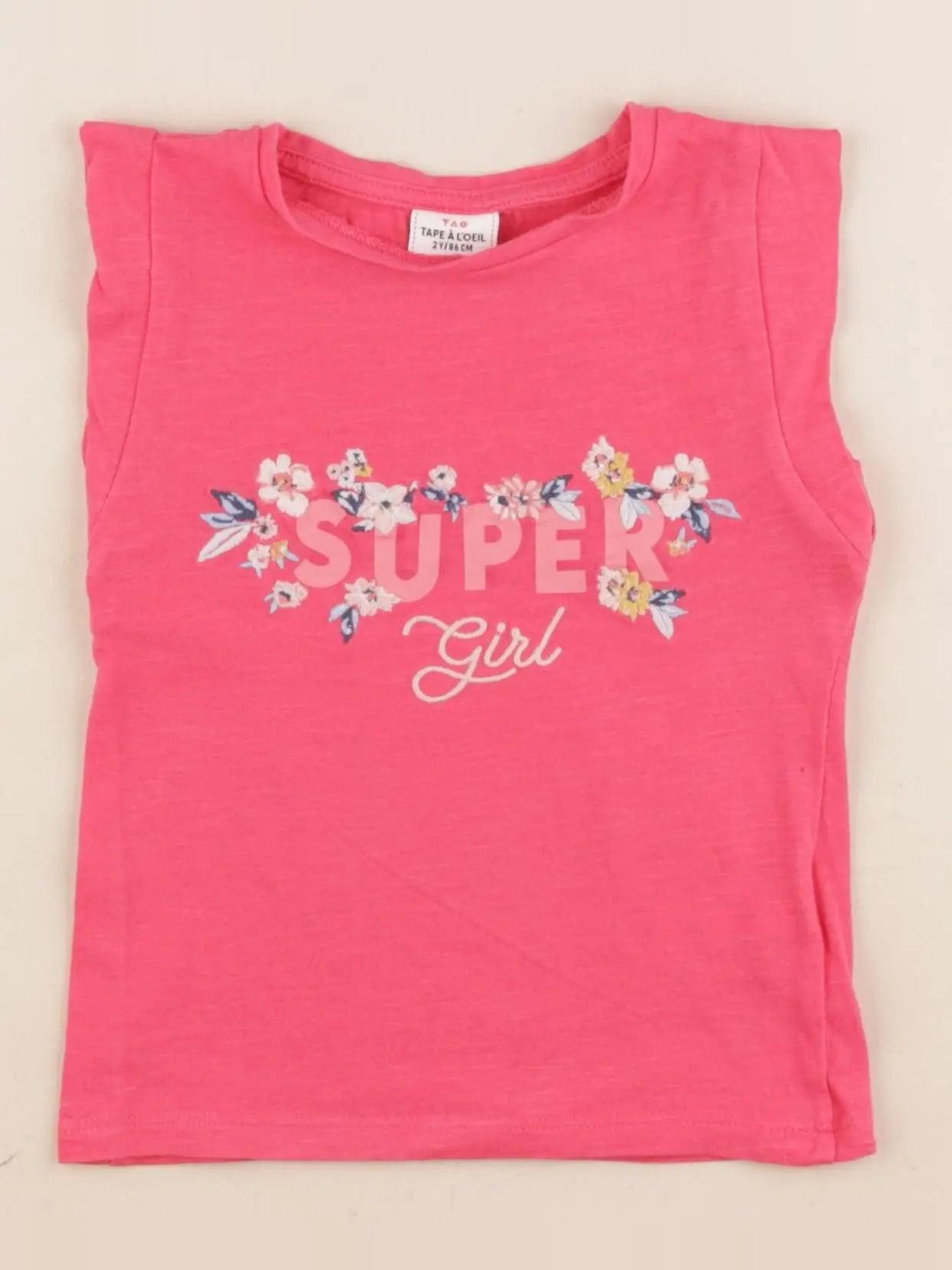 Tape à l'oeil - tee-shirt rose - 2 ans