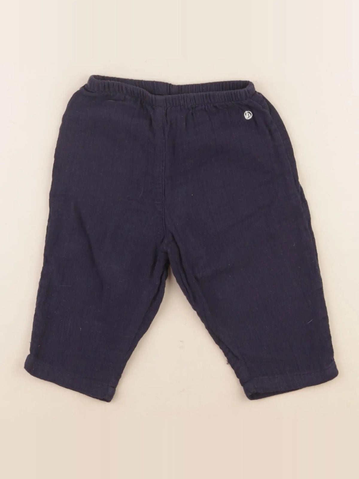 Petit Bateau - sarouel bleu - 12 mois