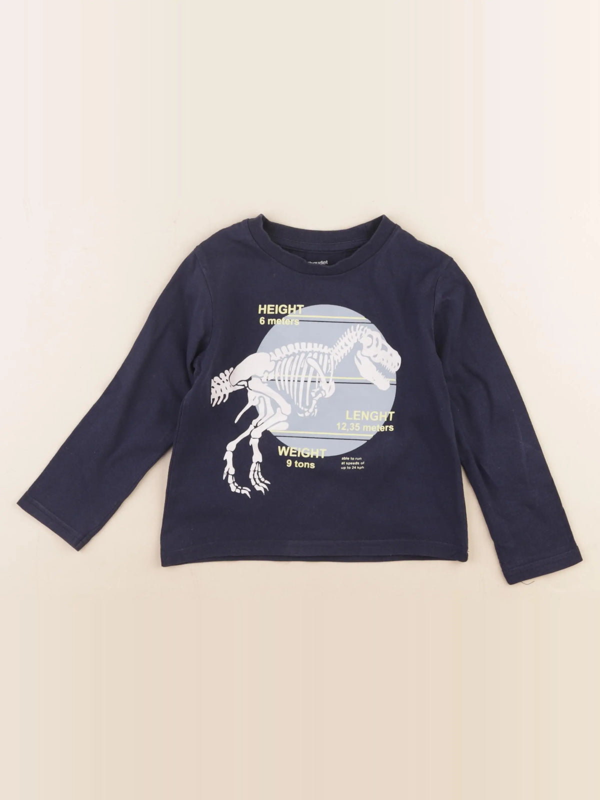 Vertbaudet - tee-shirt bleu - 3 ans
