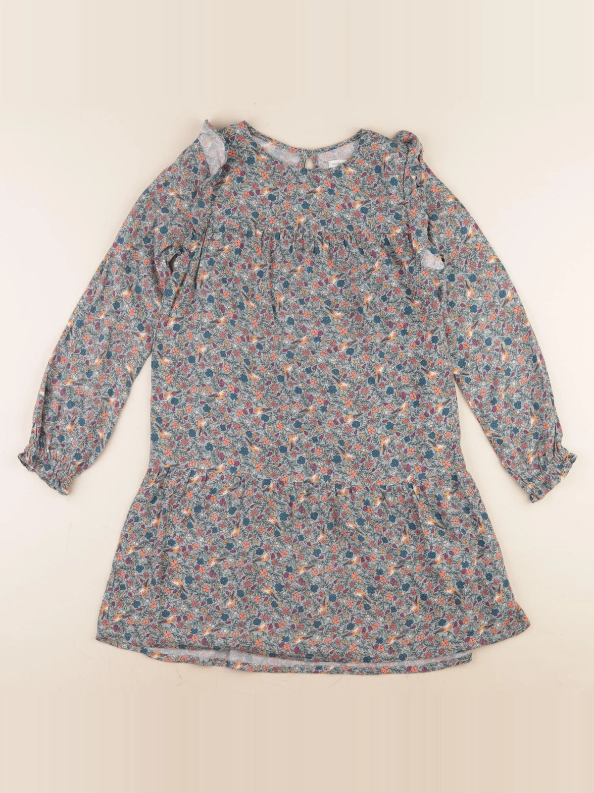 Vertbaudet - robe multicolore - 10 ans