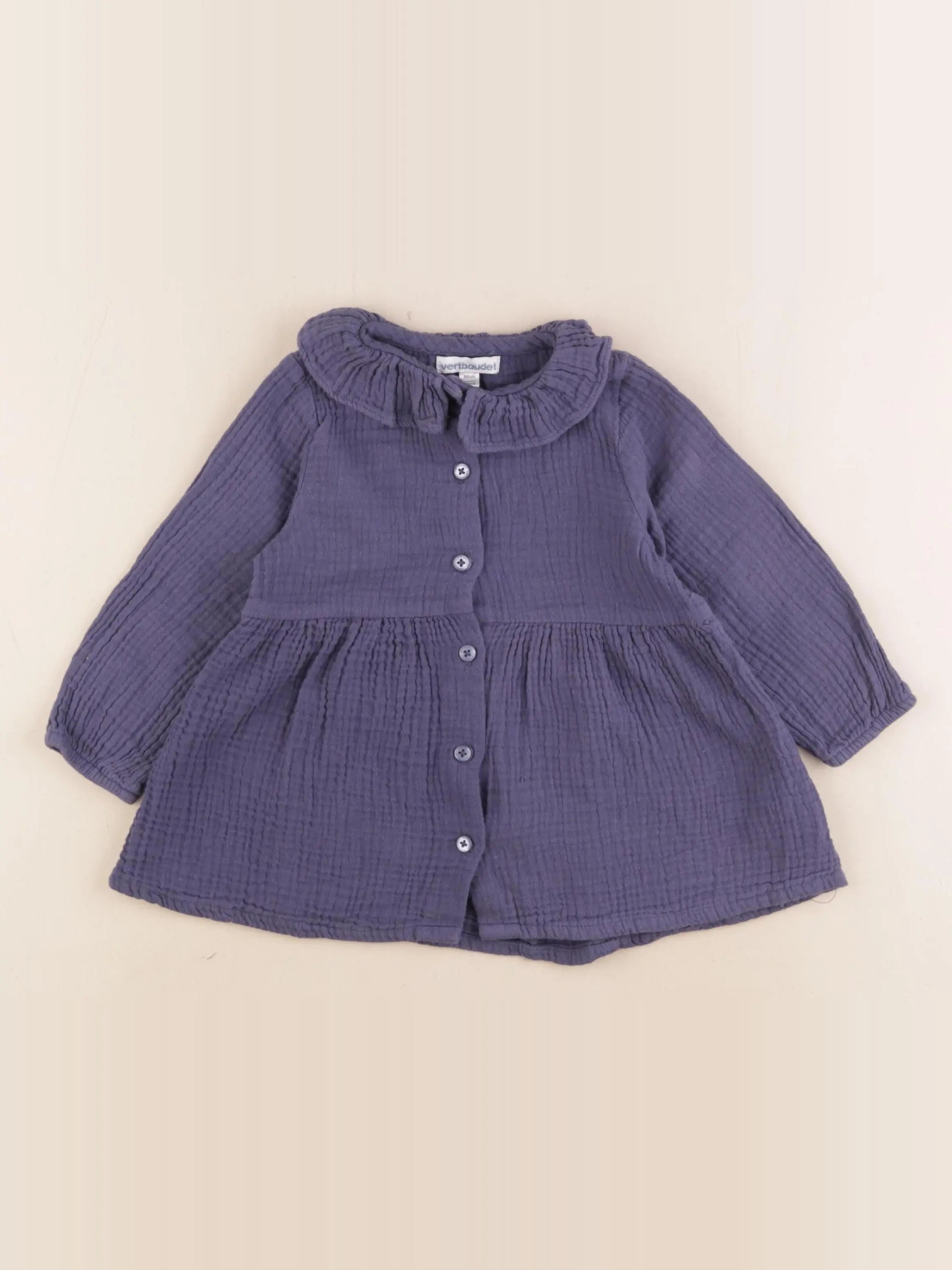 Vertbaudet - robe bleu - 2 ans