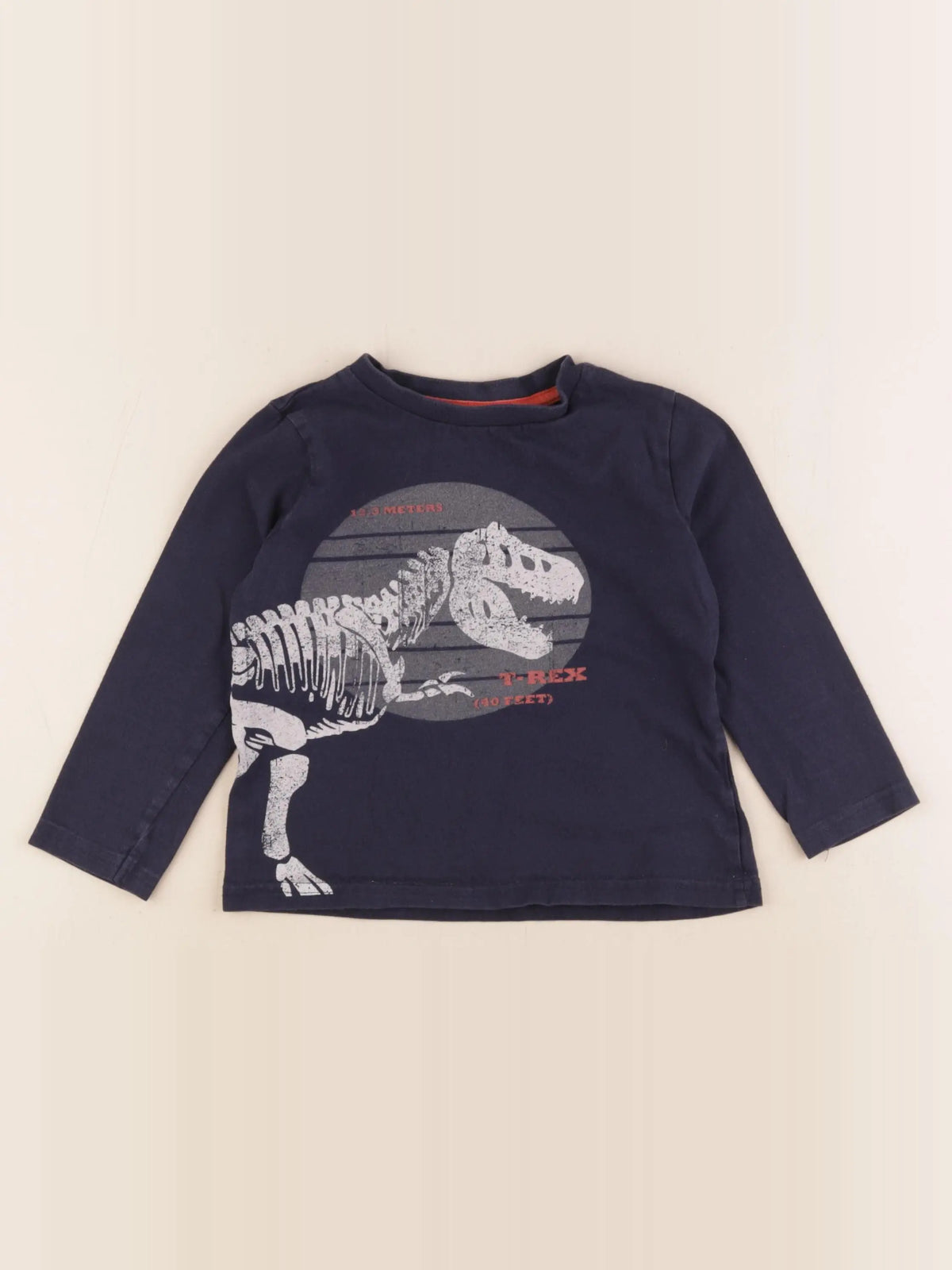 Vertbaudet - tee-shirt bleu - 4 ans