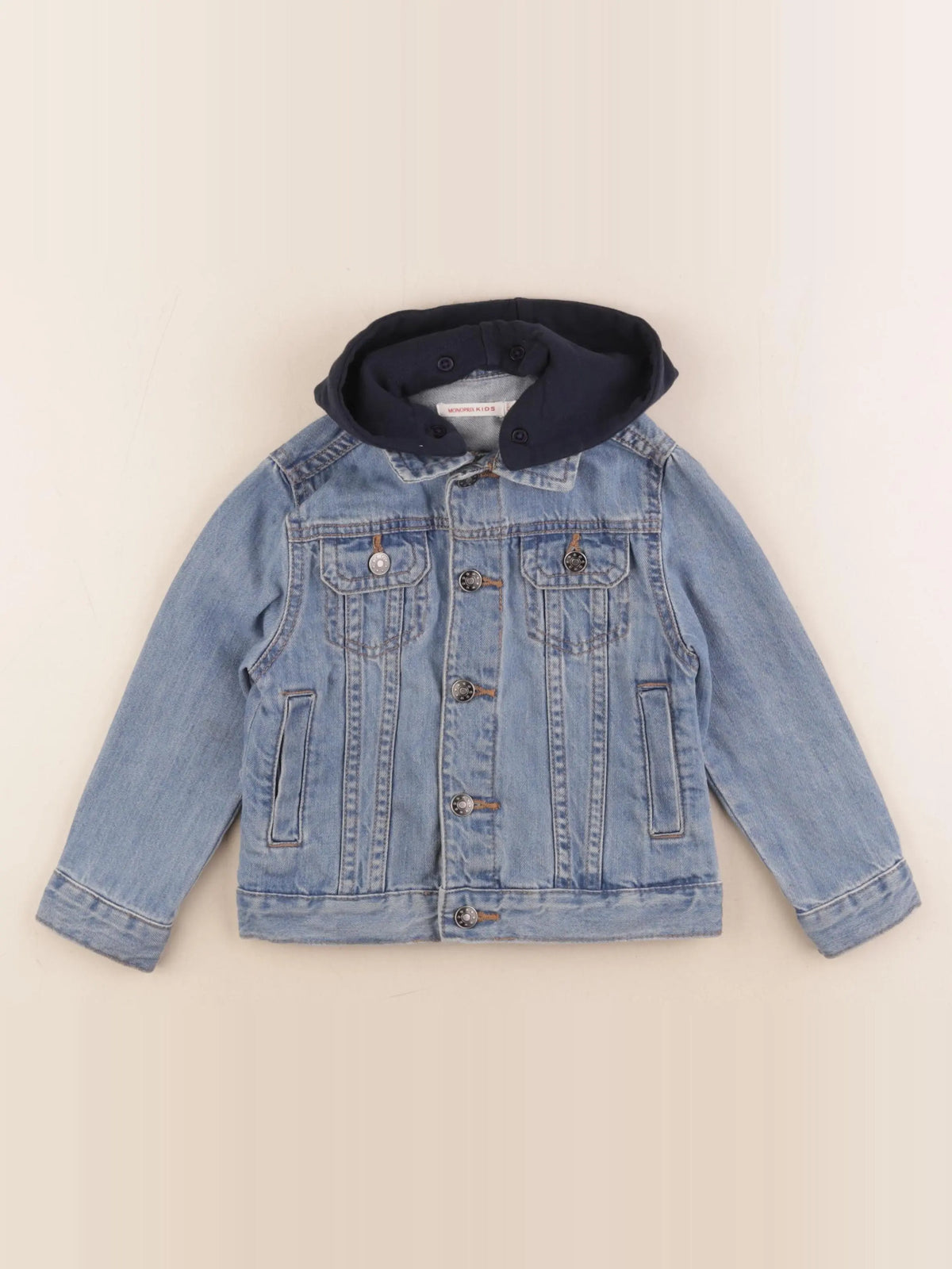 Monoprix - veste bleu - 3 ans