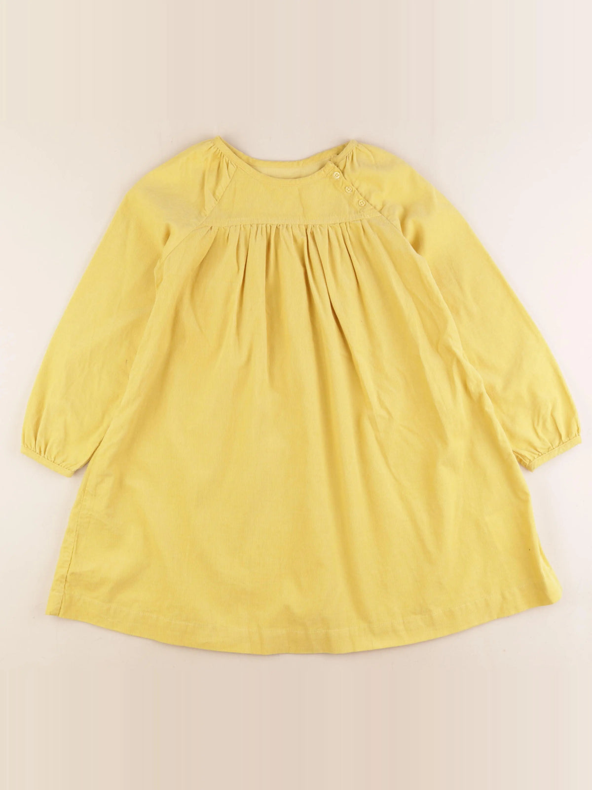 Monoprix - robe jaune - 8 ans