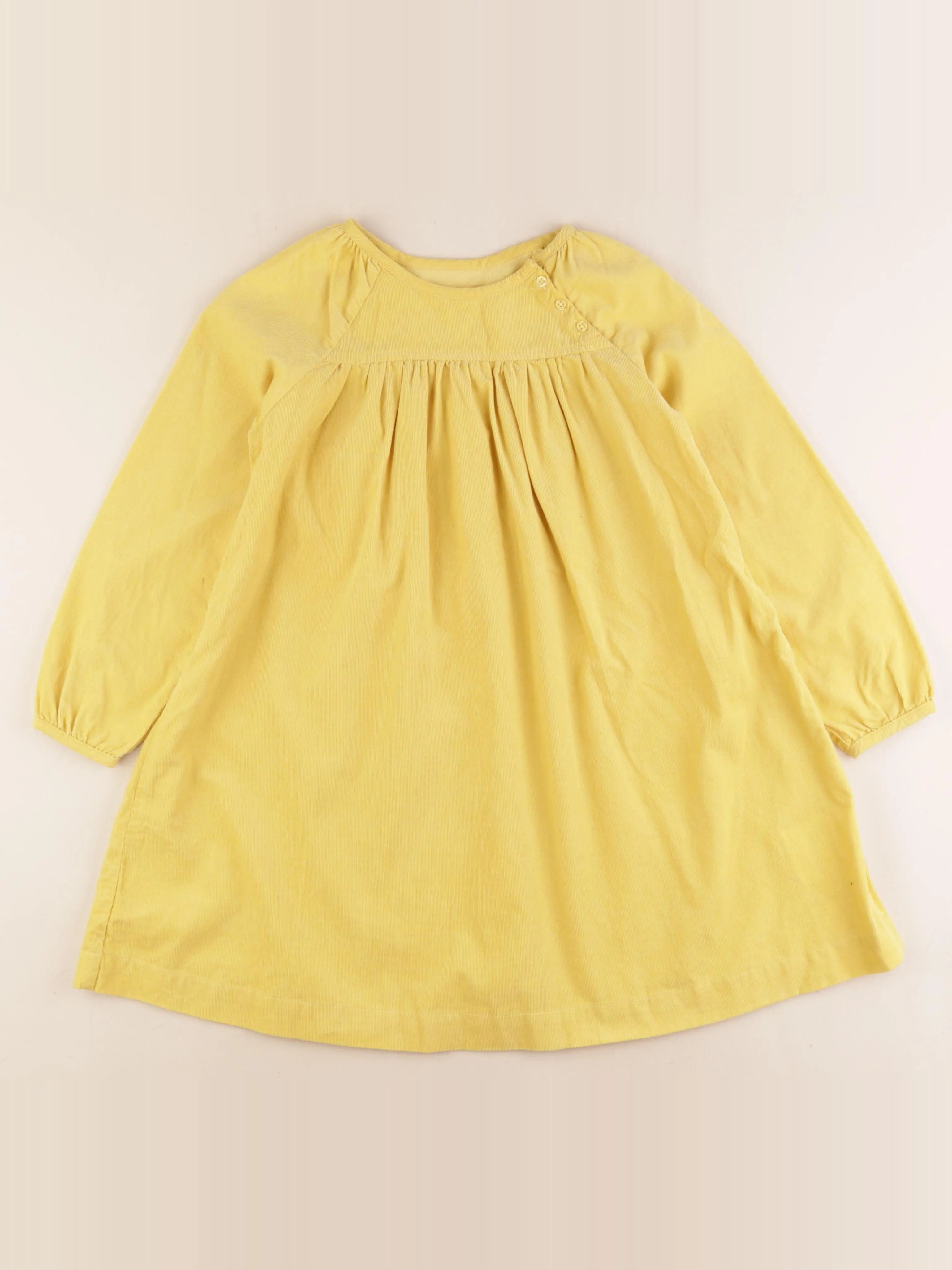 Monoprix - robe jaune - 8 ans