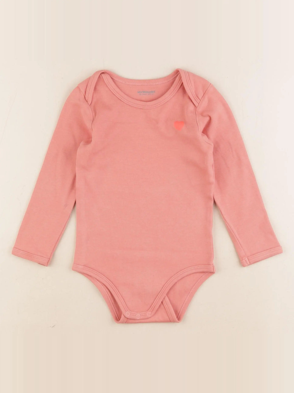 Vertbaudet - body rose - 36 mois