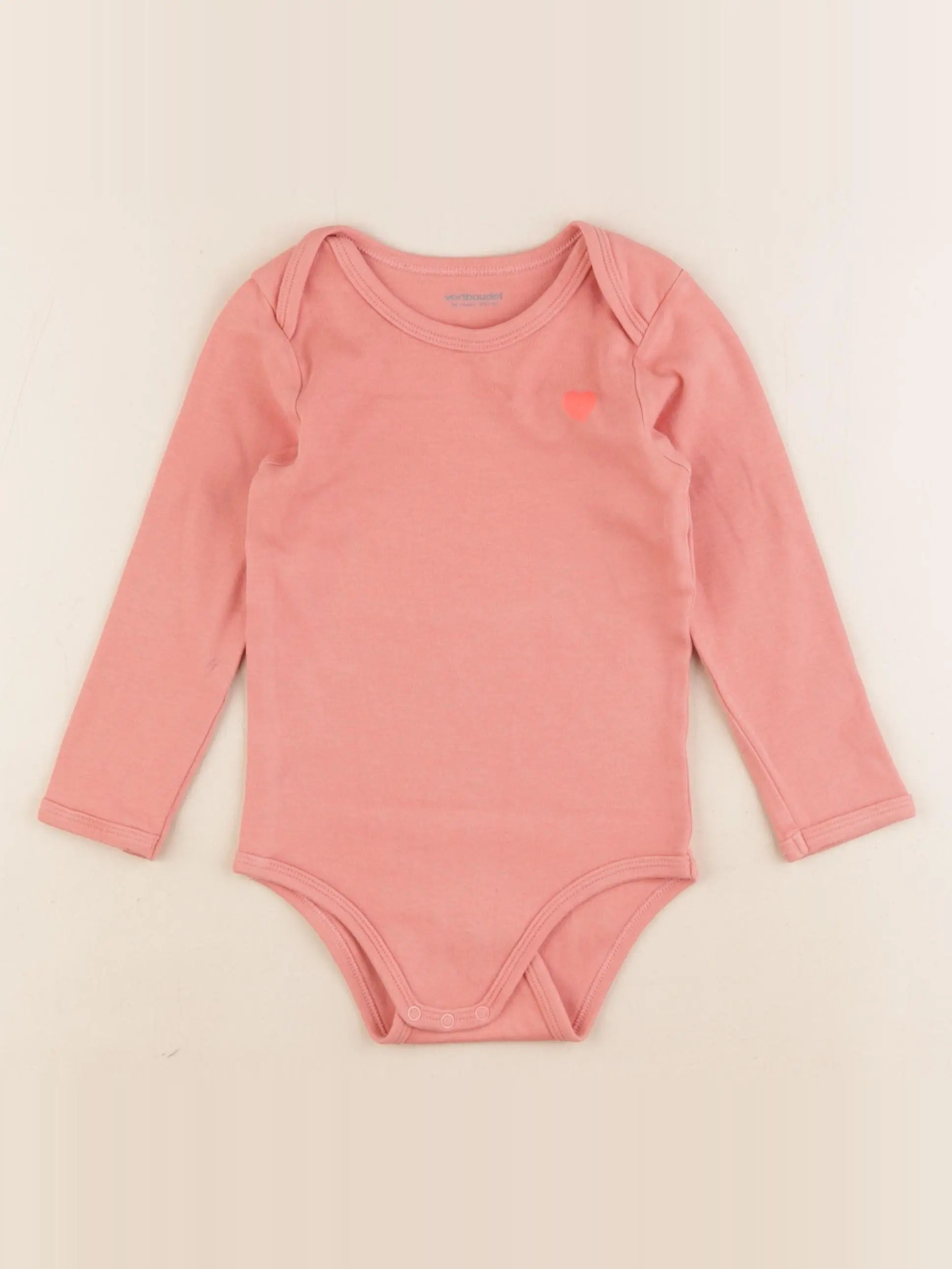 Vertbaudet - body rose - 36 mois