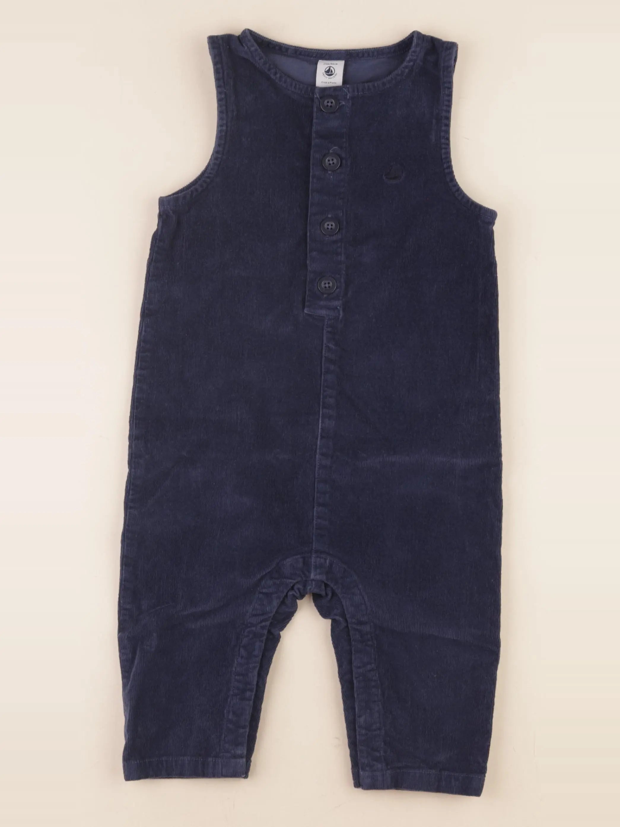Petit Bateau - combinaison bleu - 24 mois