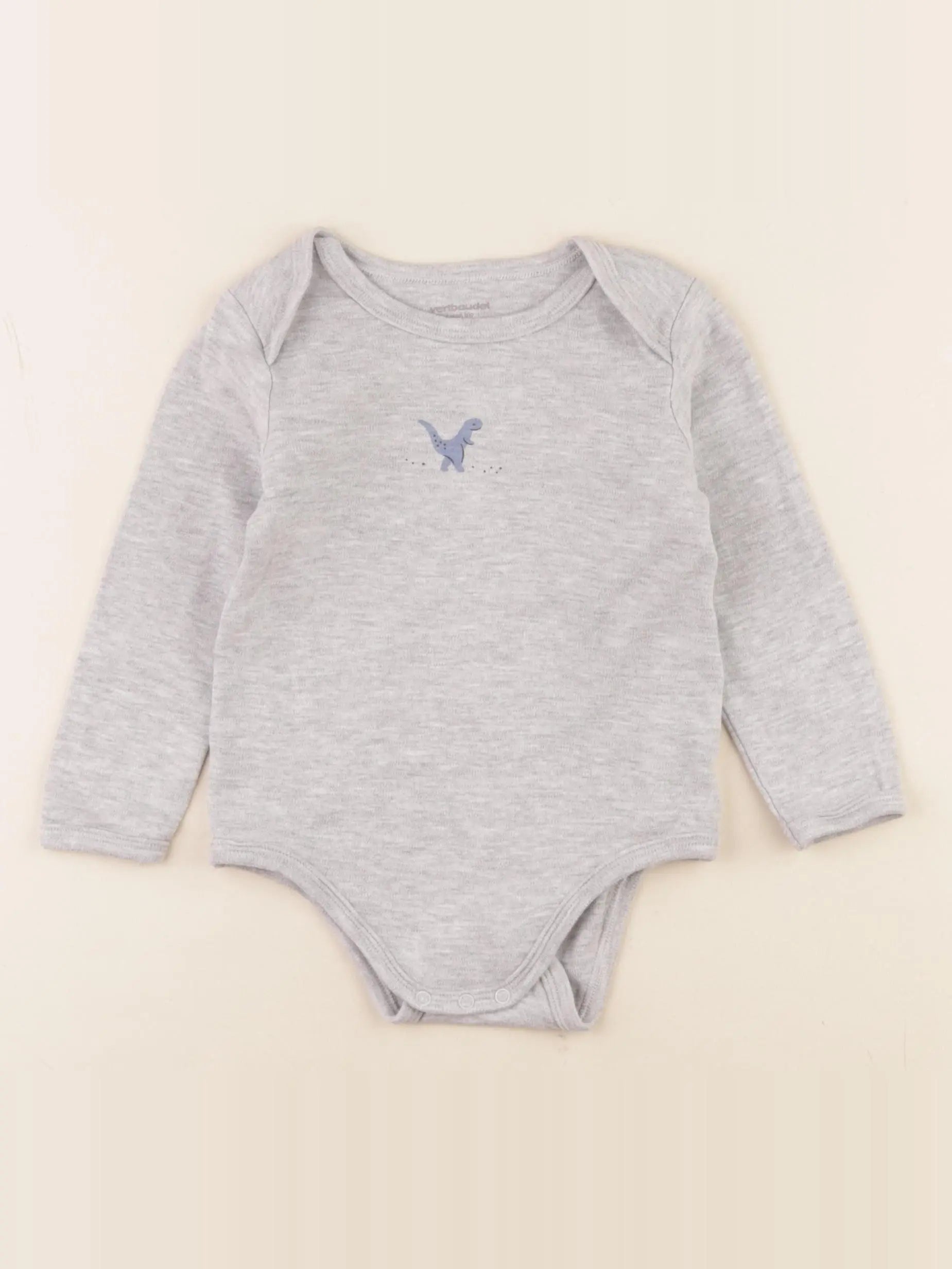 Vertbaudet - body gris - 24 mois